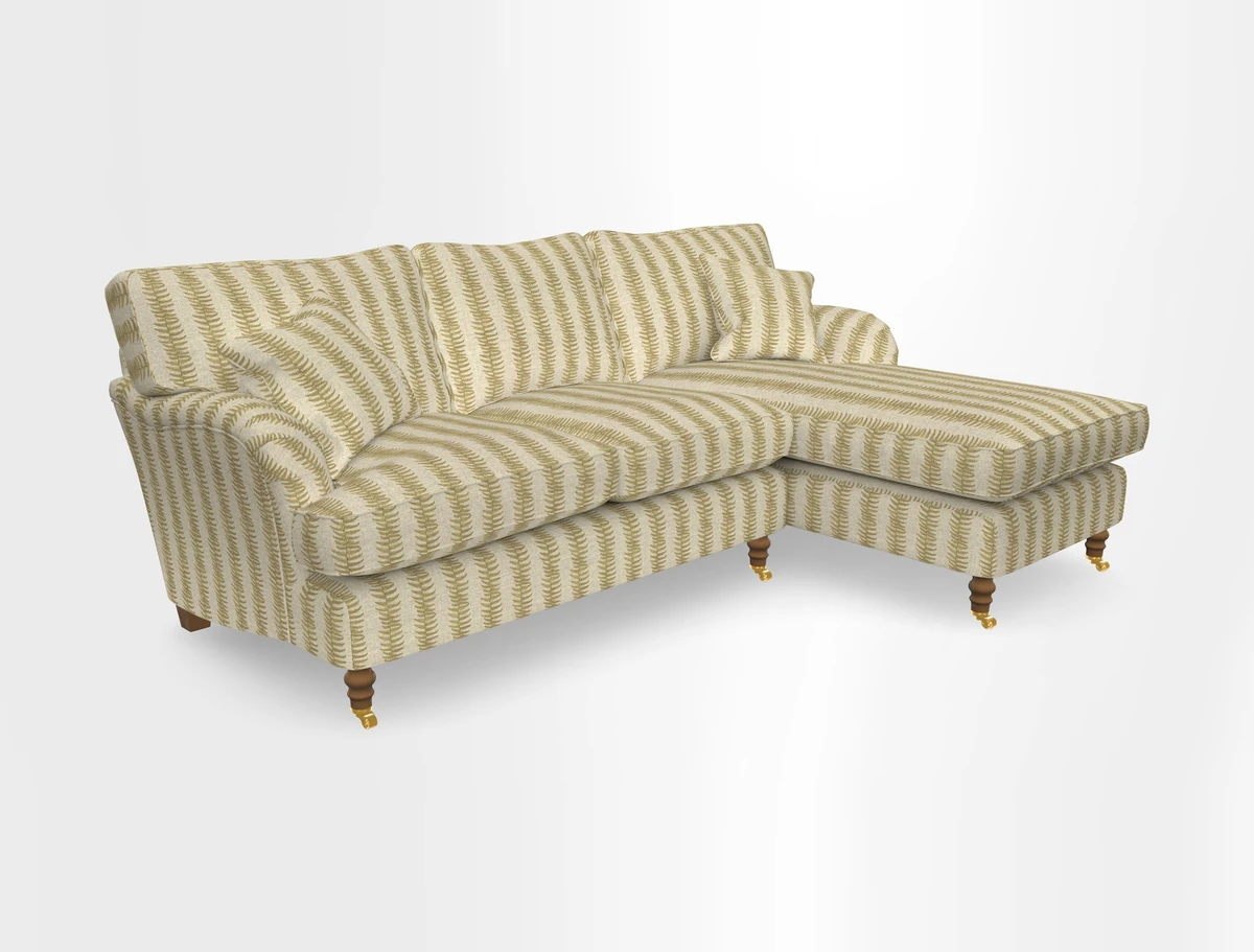 Alwinton chaise RHF in Floral Linen Lela Mystery