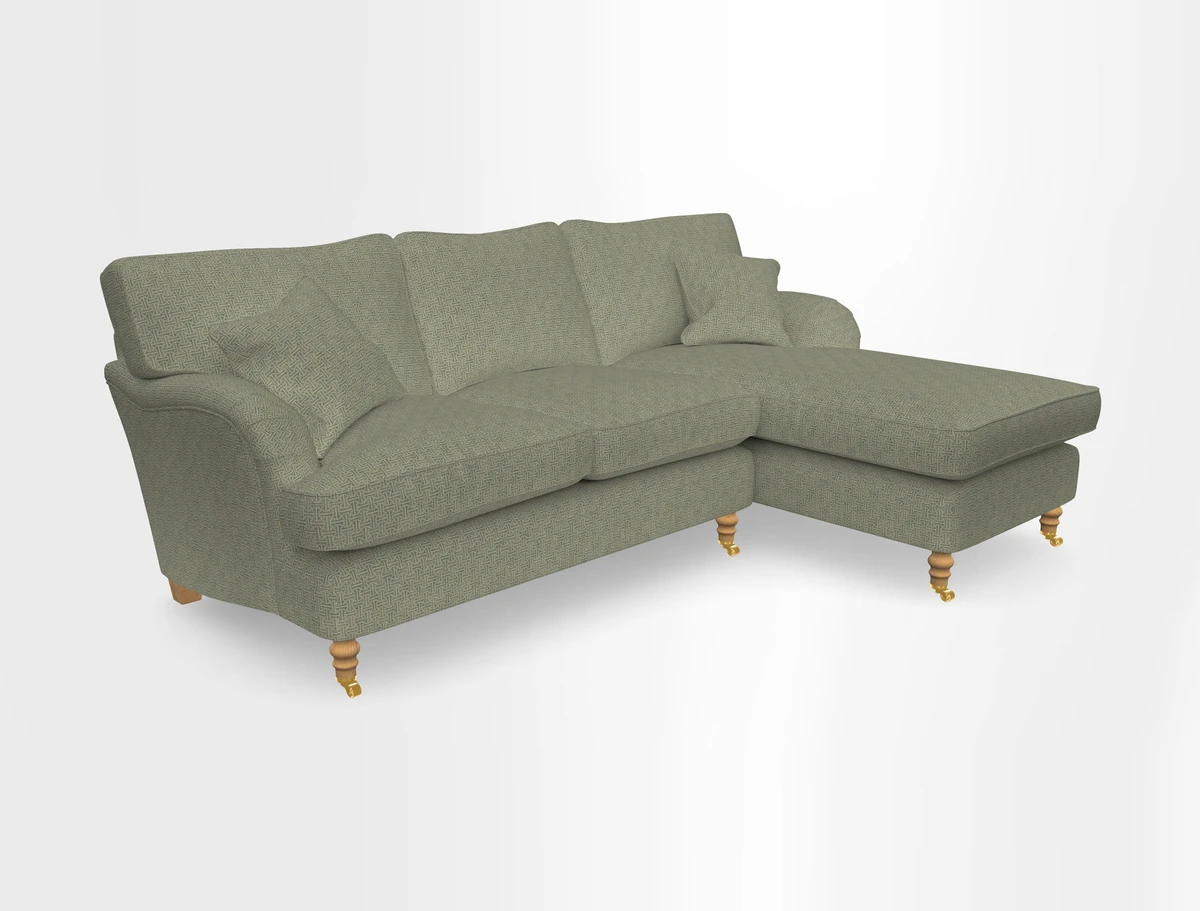 Alwinton chaise RHF in Floral Linen Lela Mystery