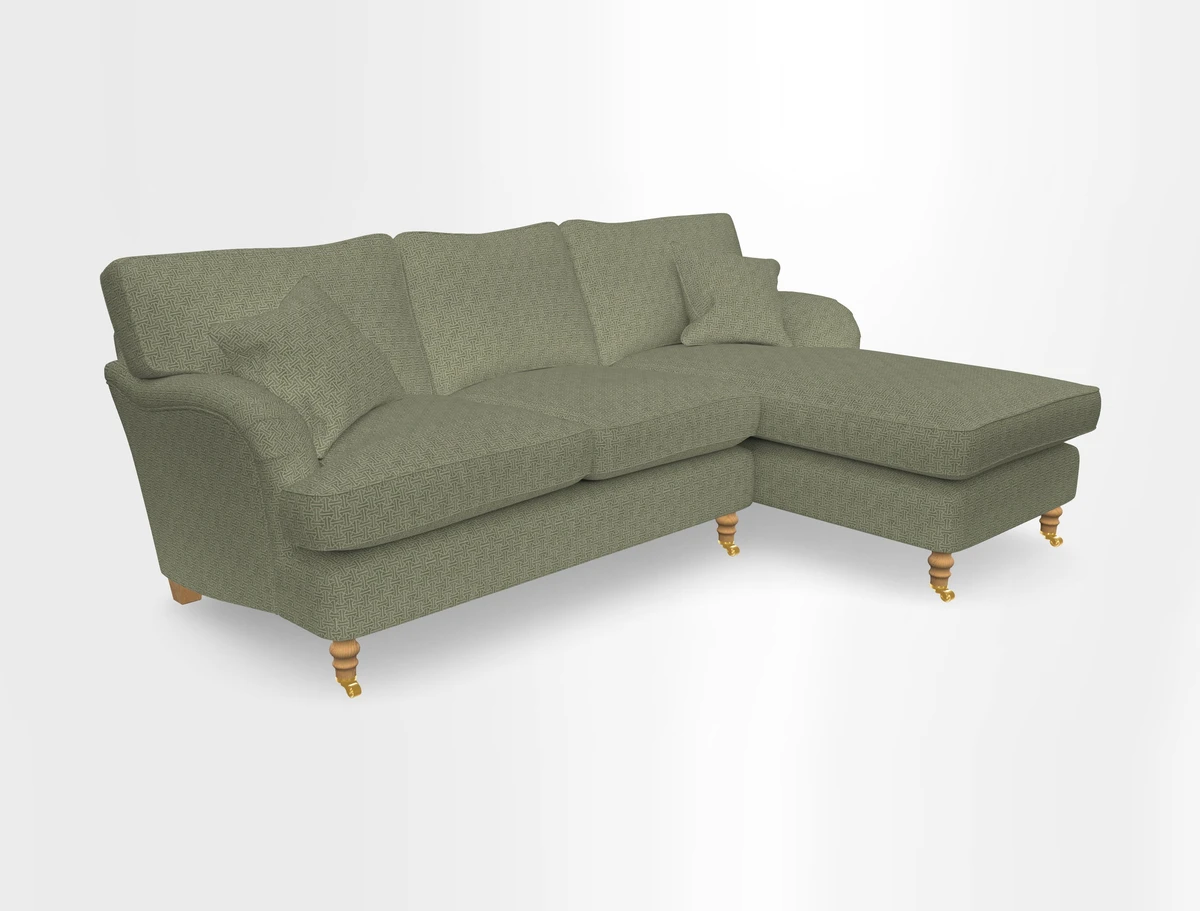 Alwinton chaise RHF in Floral Linen Lela Mystery
