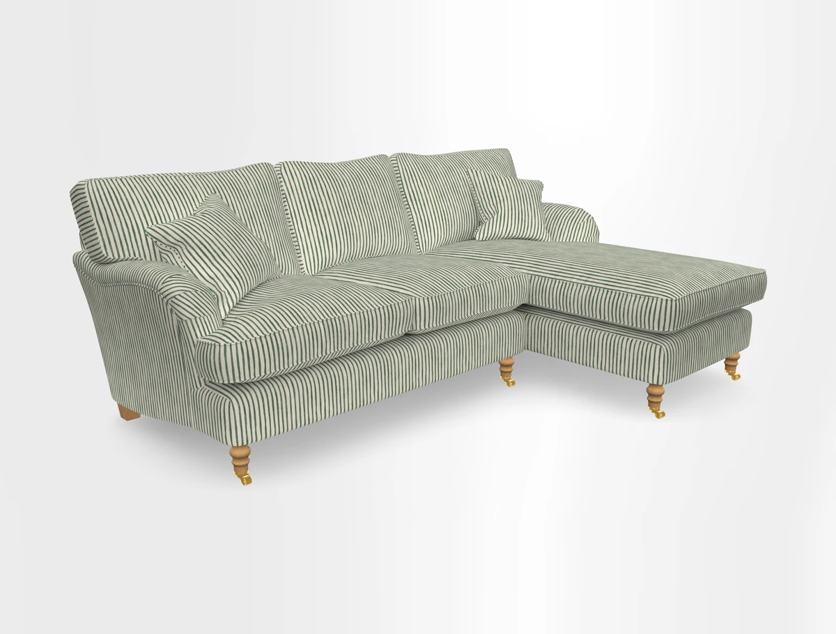 Alwinton chaise RHF in Floral Linen Lela Mystery