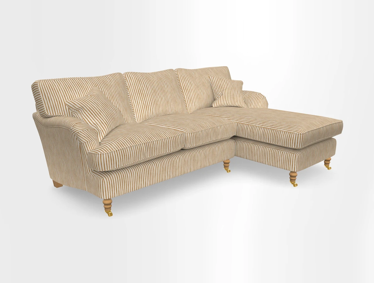 Alwinton chaise RHF in Floral Linen Lela Mystery