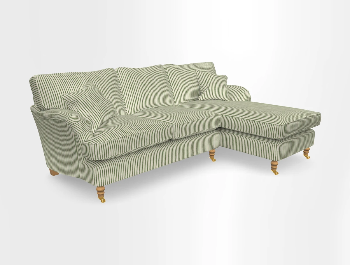 Alwinton chaise RHF in Floral Linen Lela Mystery