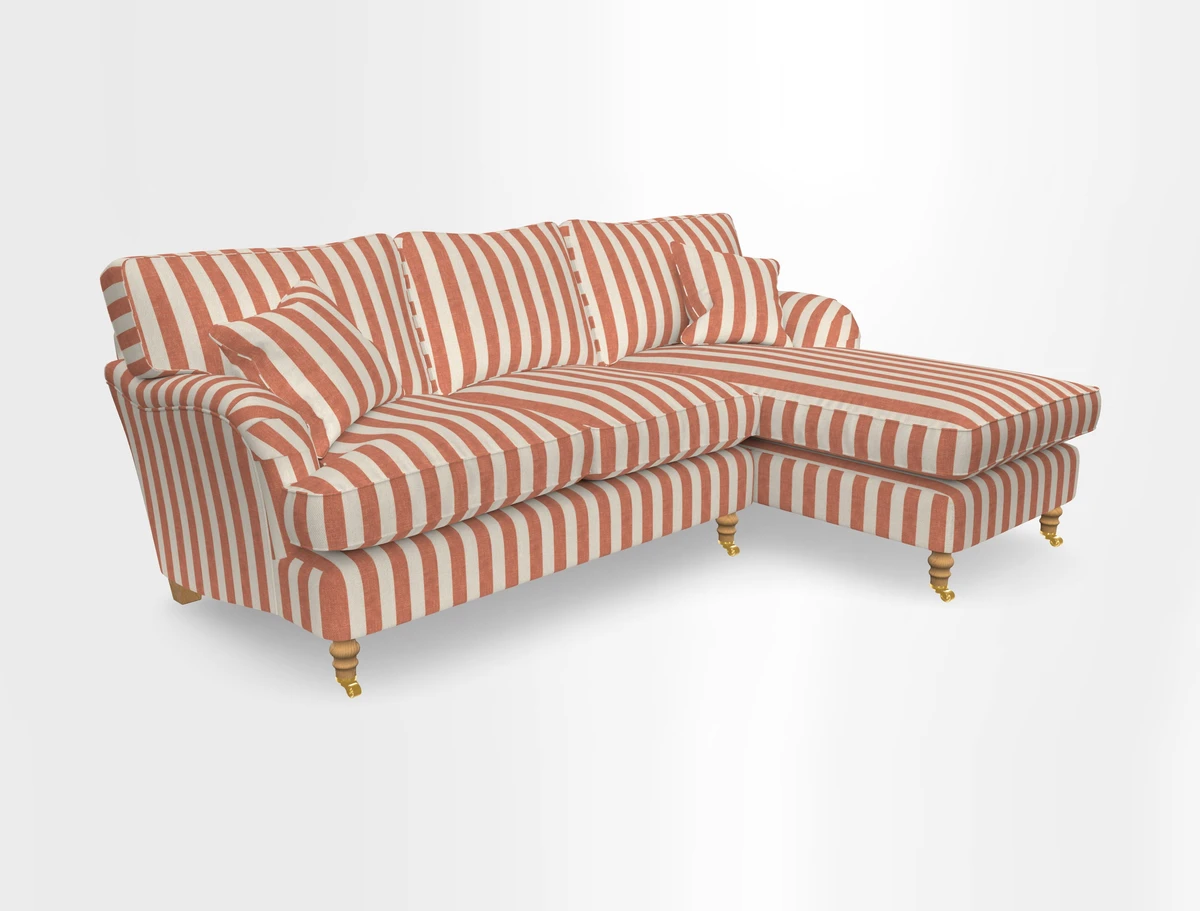 Alwinton chaise RHF in Floral Linen Lela Mystery