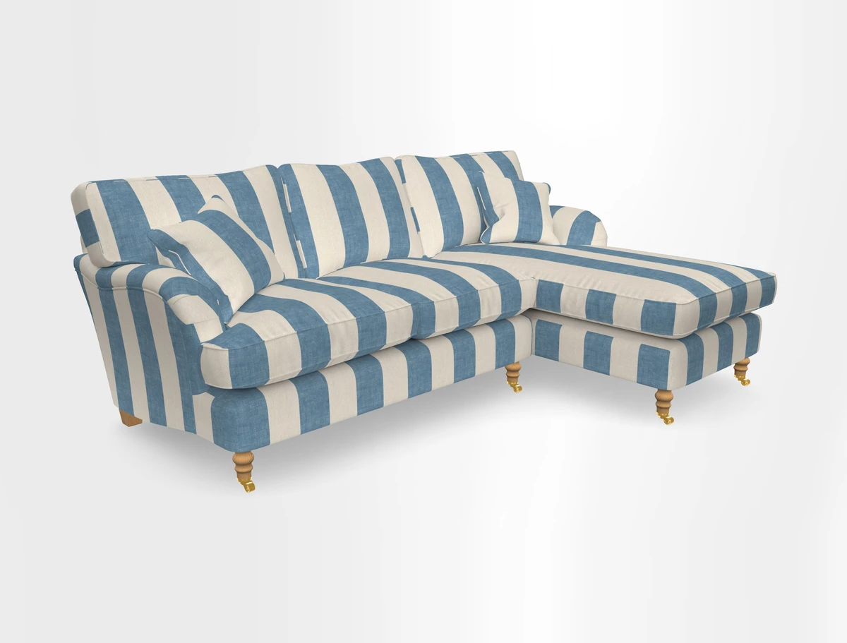 Alwinton chaise RHF in Floral Linen Lela Mystery