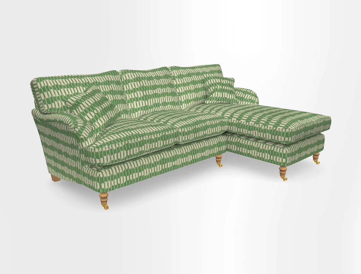 Alwinton chaise RHF in Floral Linen Lela Mystery