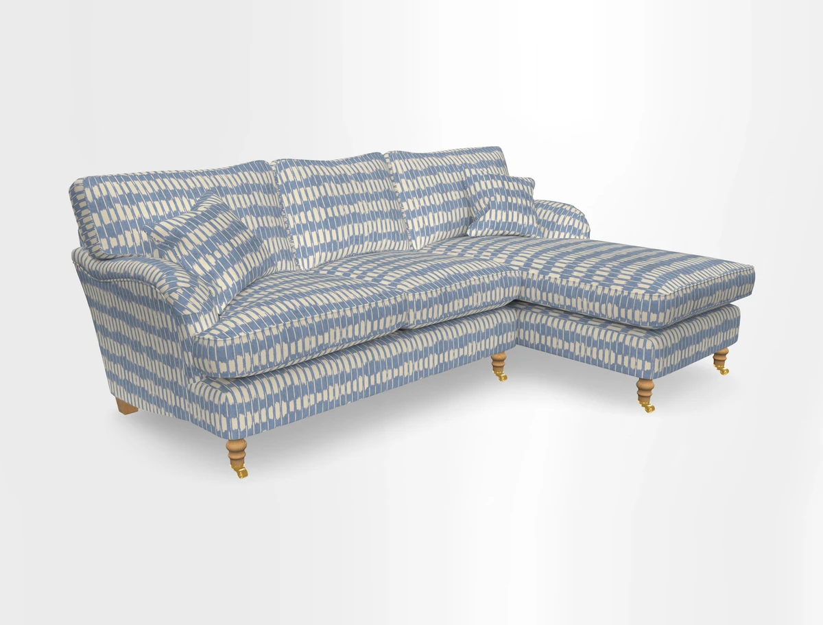 Alwinton chaise RHF in Floral Linen Lela Mystery
