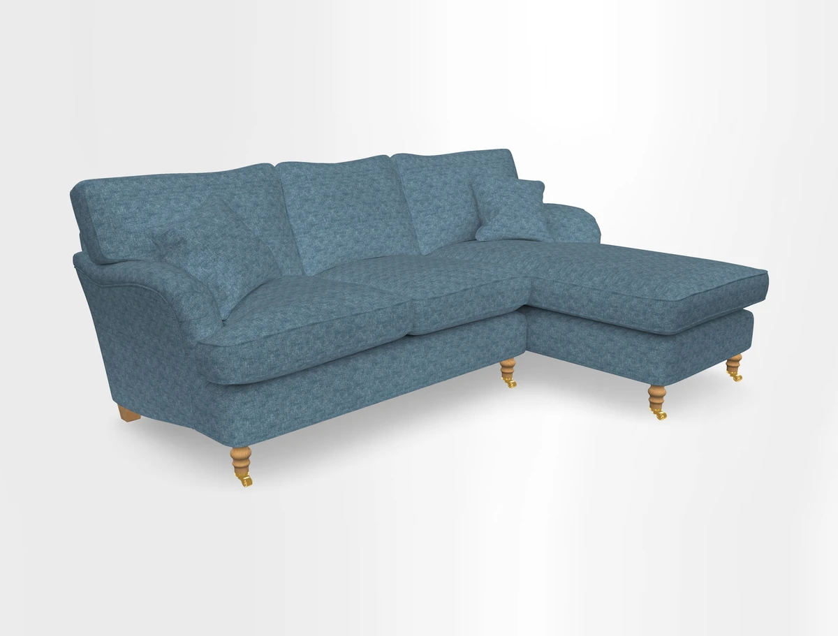Alwinton chaise RHF in Floral Linen Lela Mystery