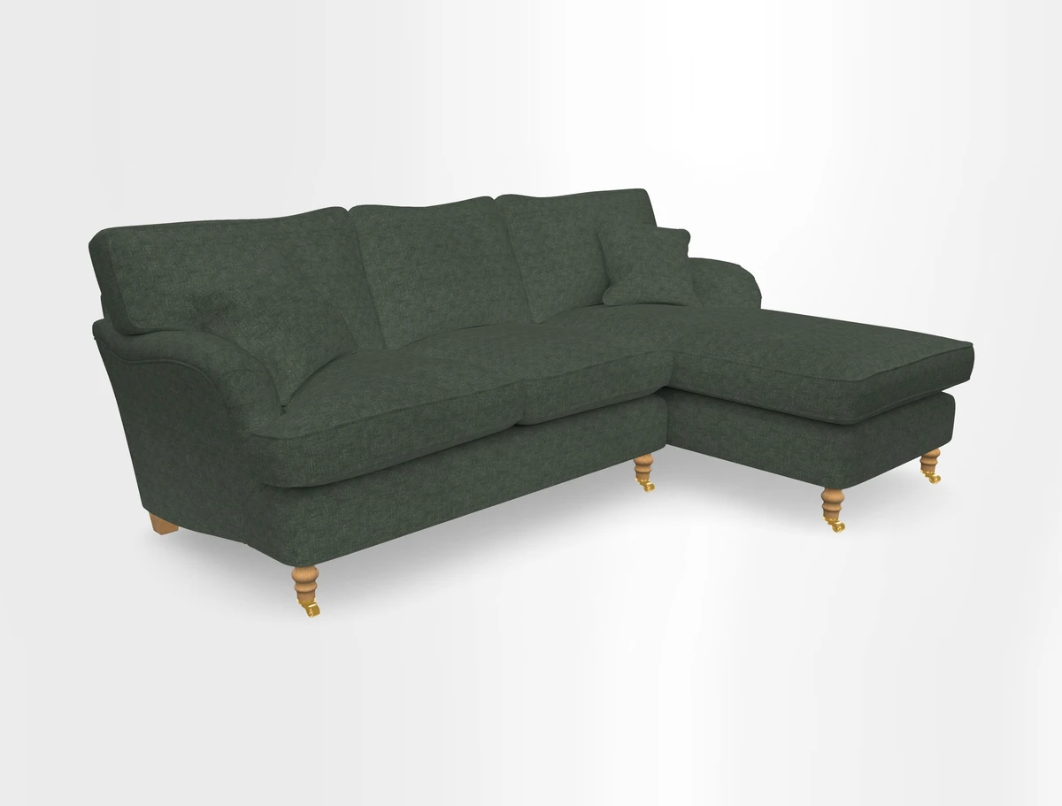 Alwinton chaise RHF in Floral Linen Lela Mystery