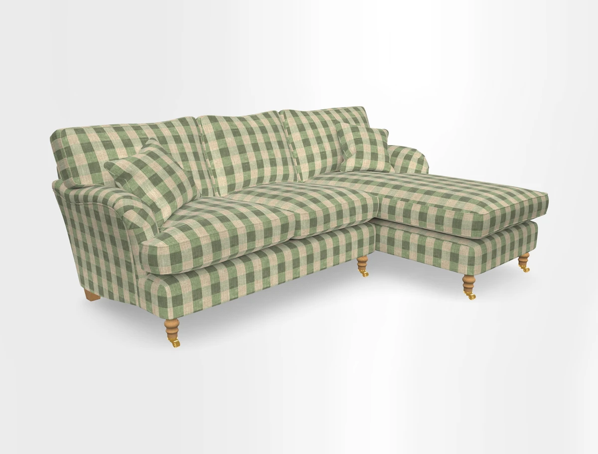 Alwinton chaise RHF in Floral Linen Lela Mystery