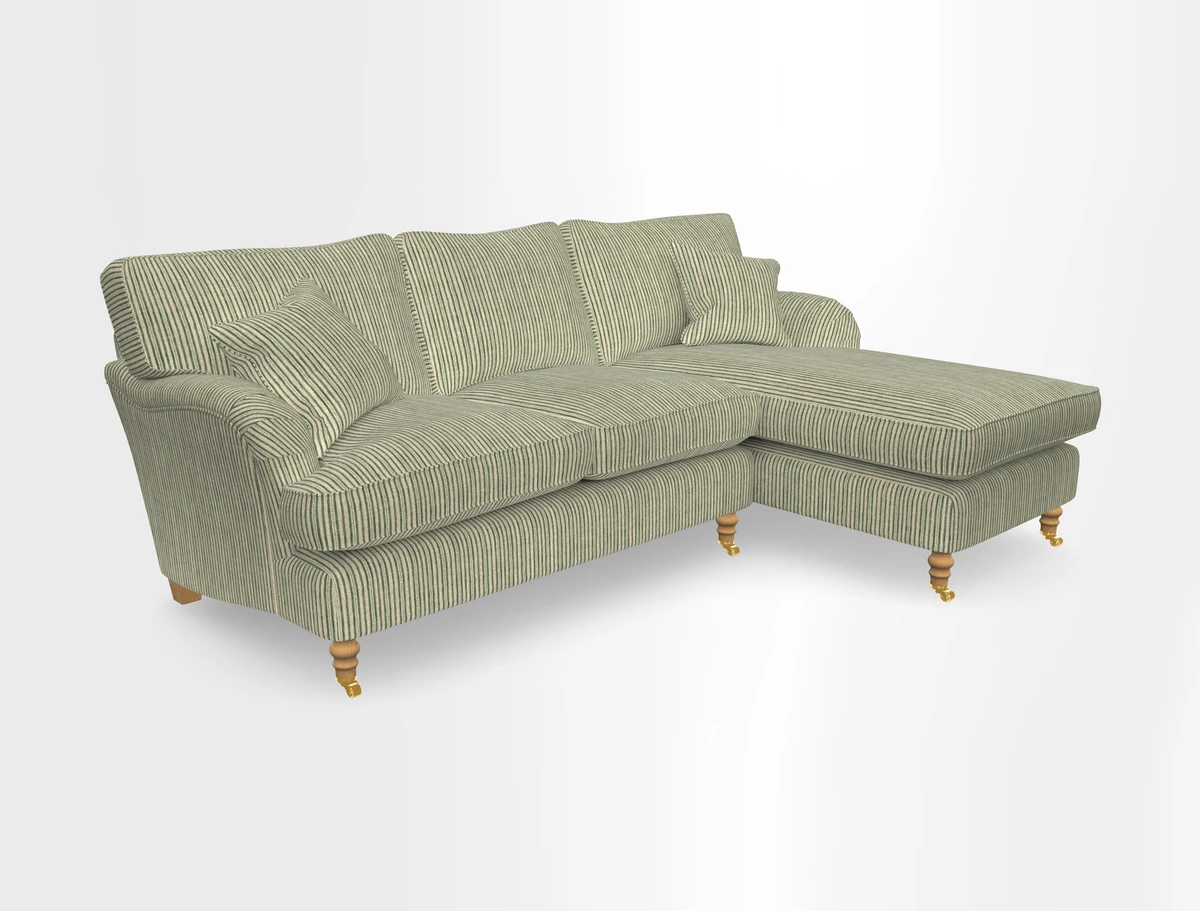 Alwinton chaise RHF in Floral Linen Lela Mystery