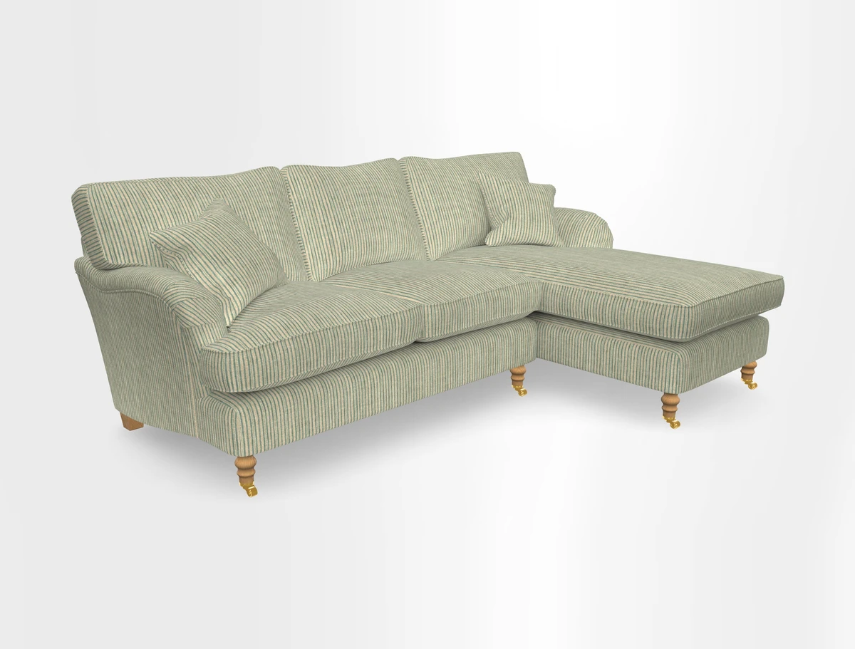 Alwinton chaise RHF in Floral Linen Lela Mystery