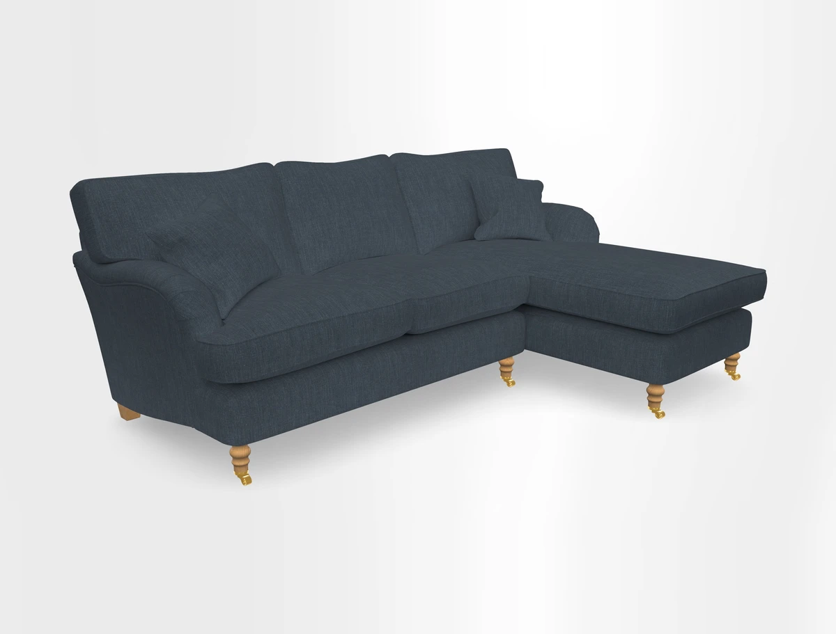 Alwinton chaise RHF in Floral Linen Lela Mystery