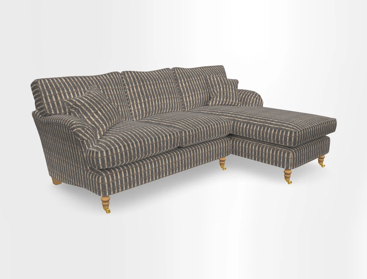 Alwinton chaise RHF in Floral Linen Lela Mystery