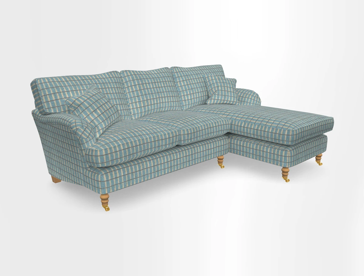 Alwinton chaise RHF in Floral Linen Lela Mystery