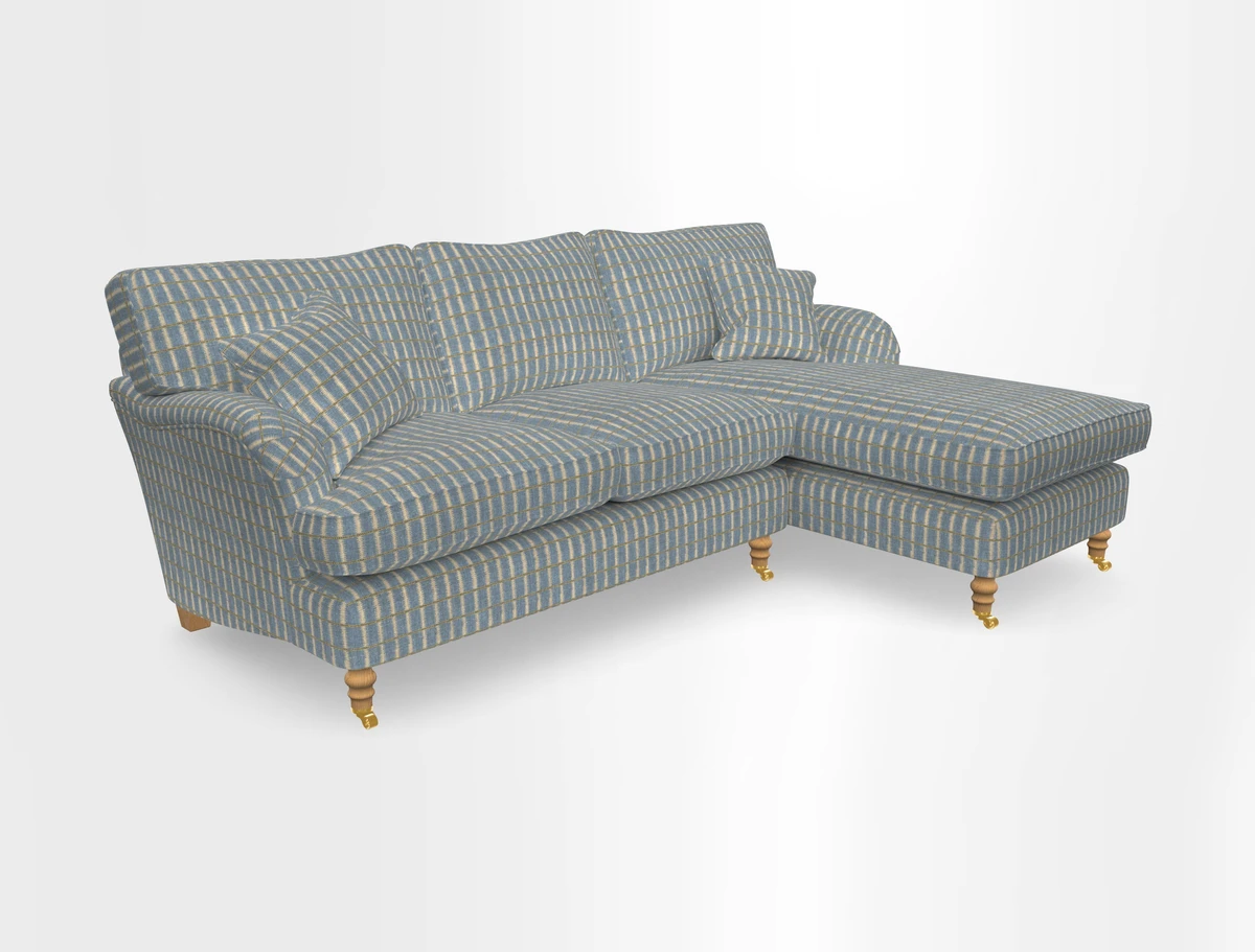 Alwinton chaise RHF in Floral Linen Lela Mystery