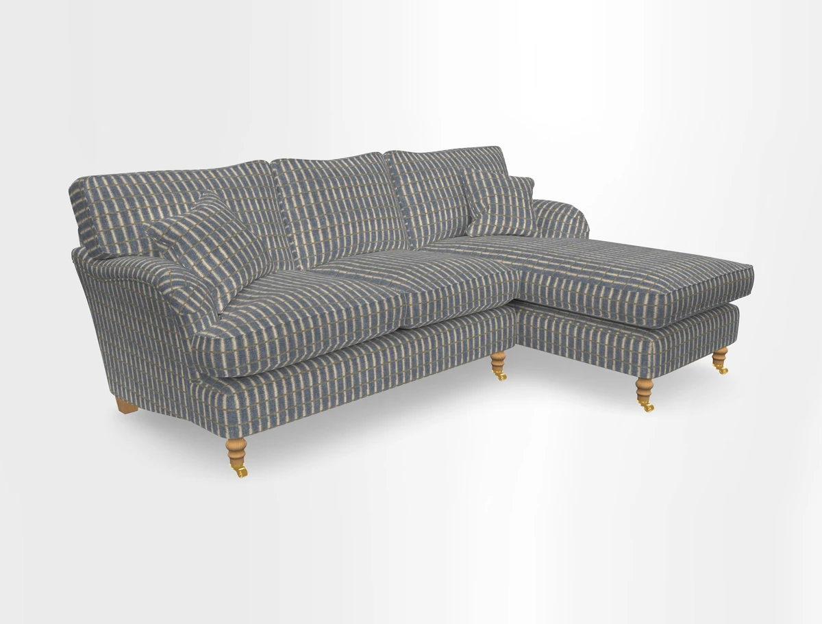 Alwinton chaise RHF in Floral Linen Lela Mystery