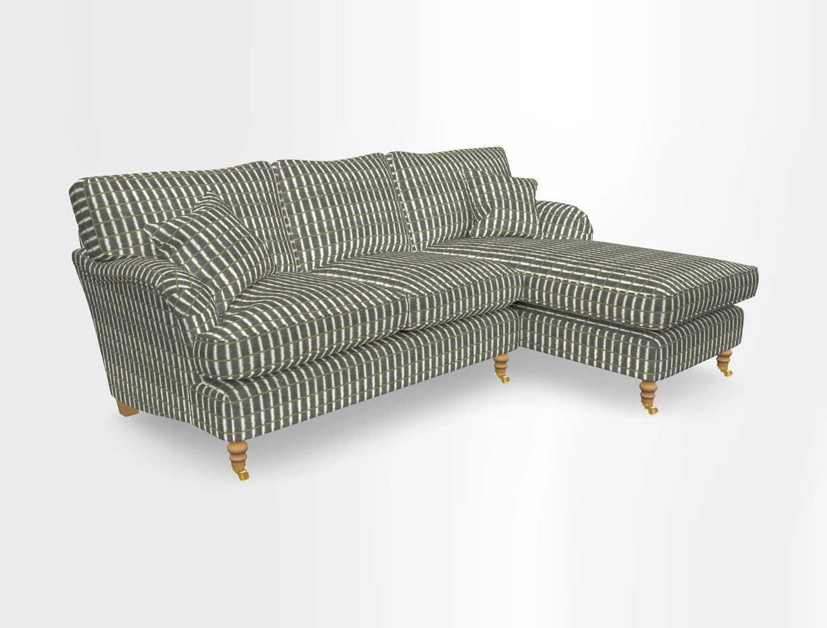 Alwinton chaise RHF in Floral Linen Lela Mystery