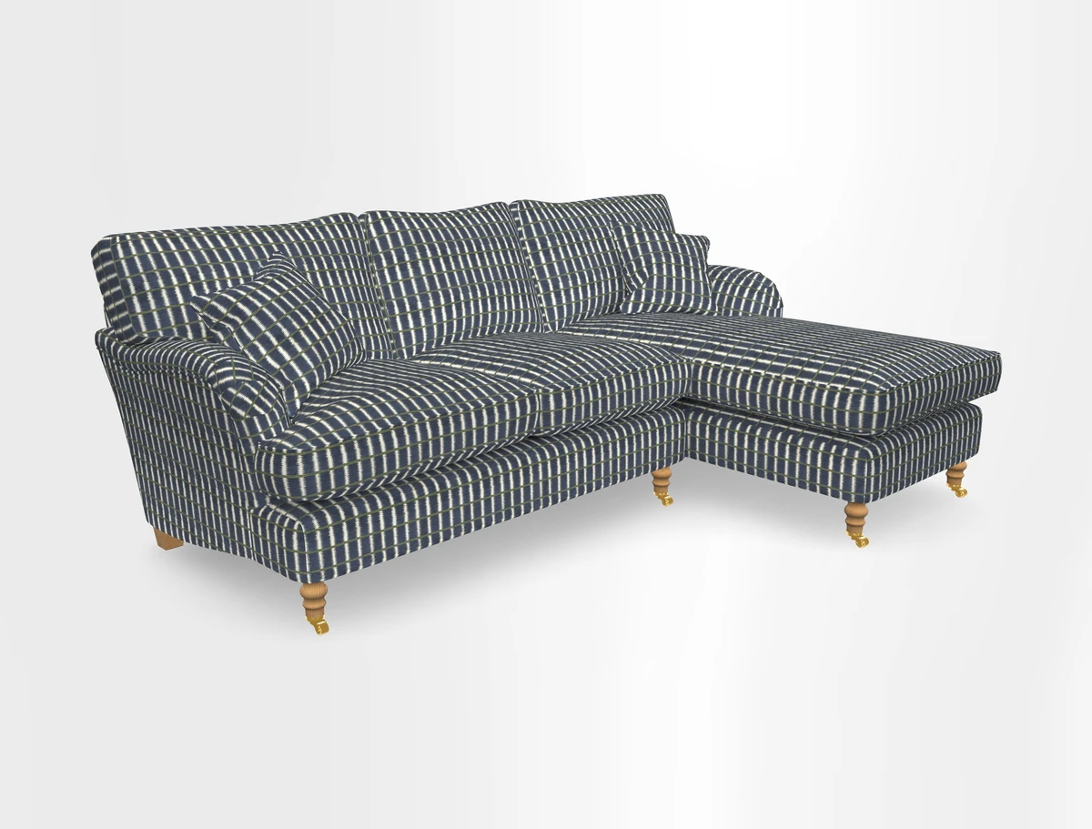 Alwinton chaise RHF in Floral Linen Lela Mystery
