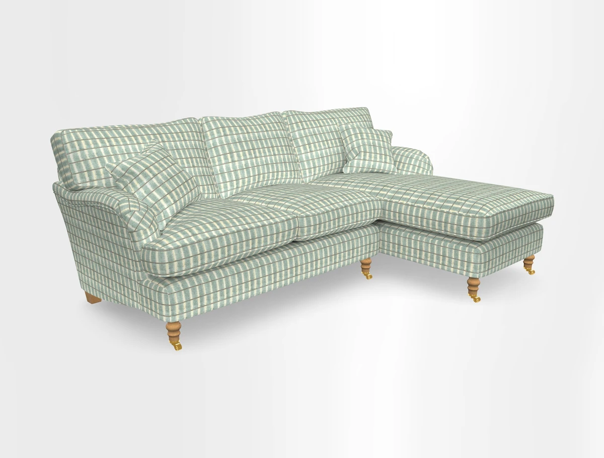 Alwinton chaise RHF in Floral Linen Lela Mystery