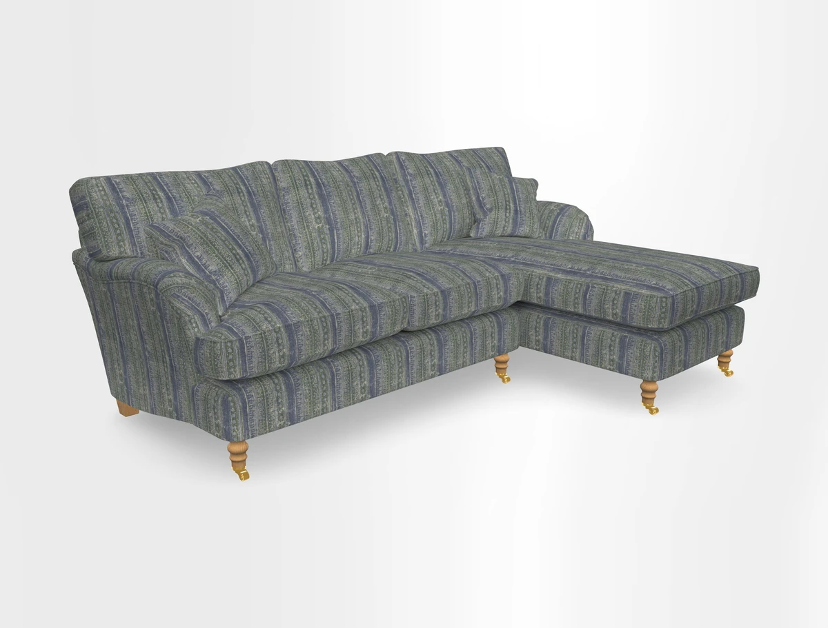 Alwinton chaise RHF in Floral Linen Lela Mystery