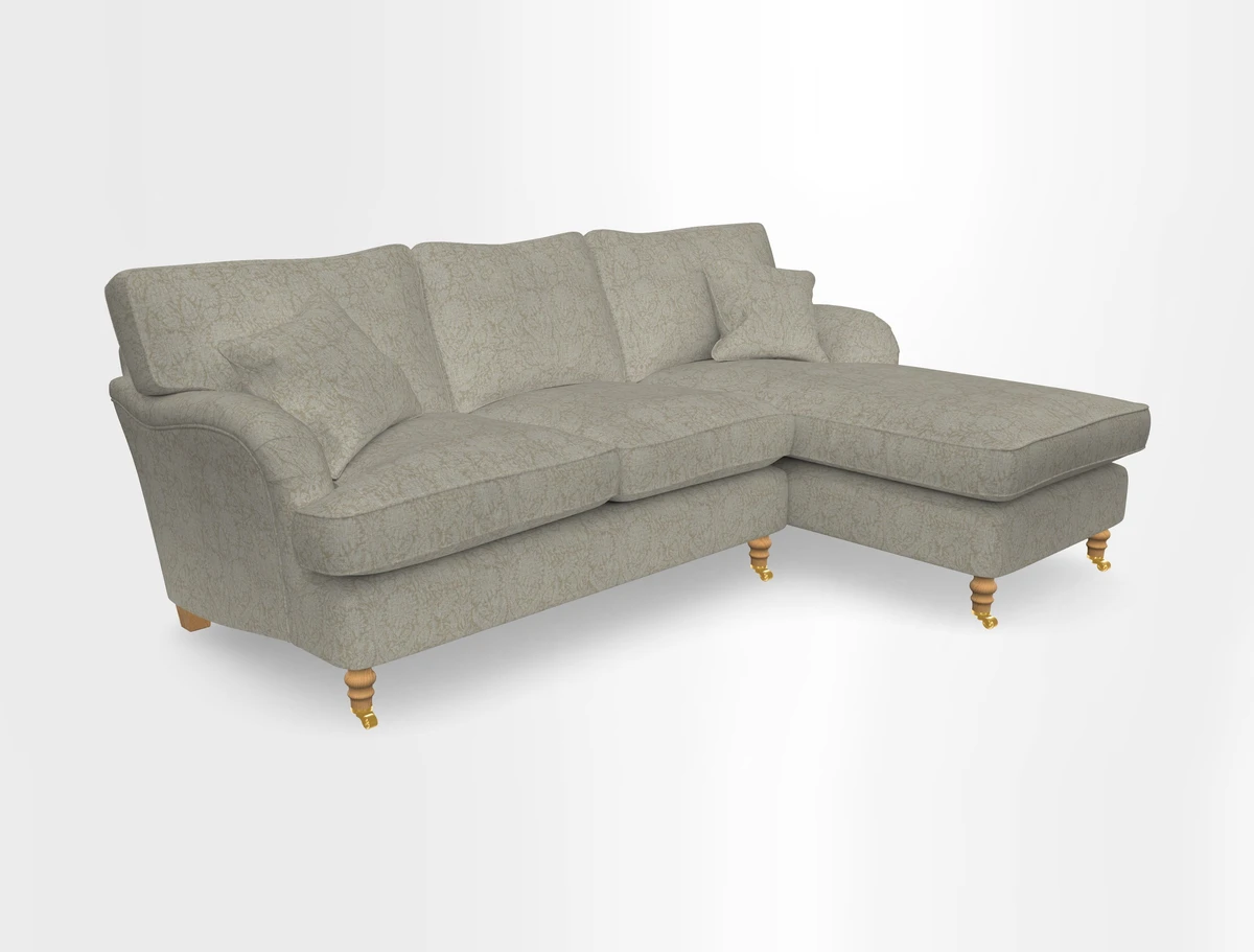 Alwinton chaise RHF in Floral Linen Lela Mystery