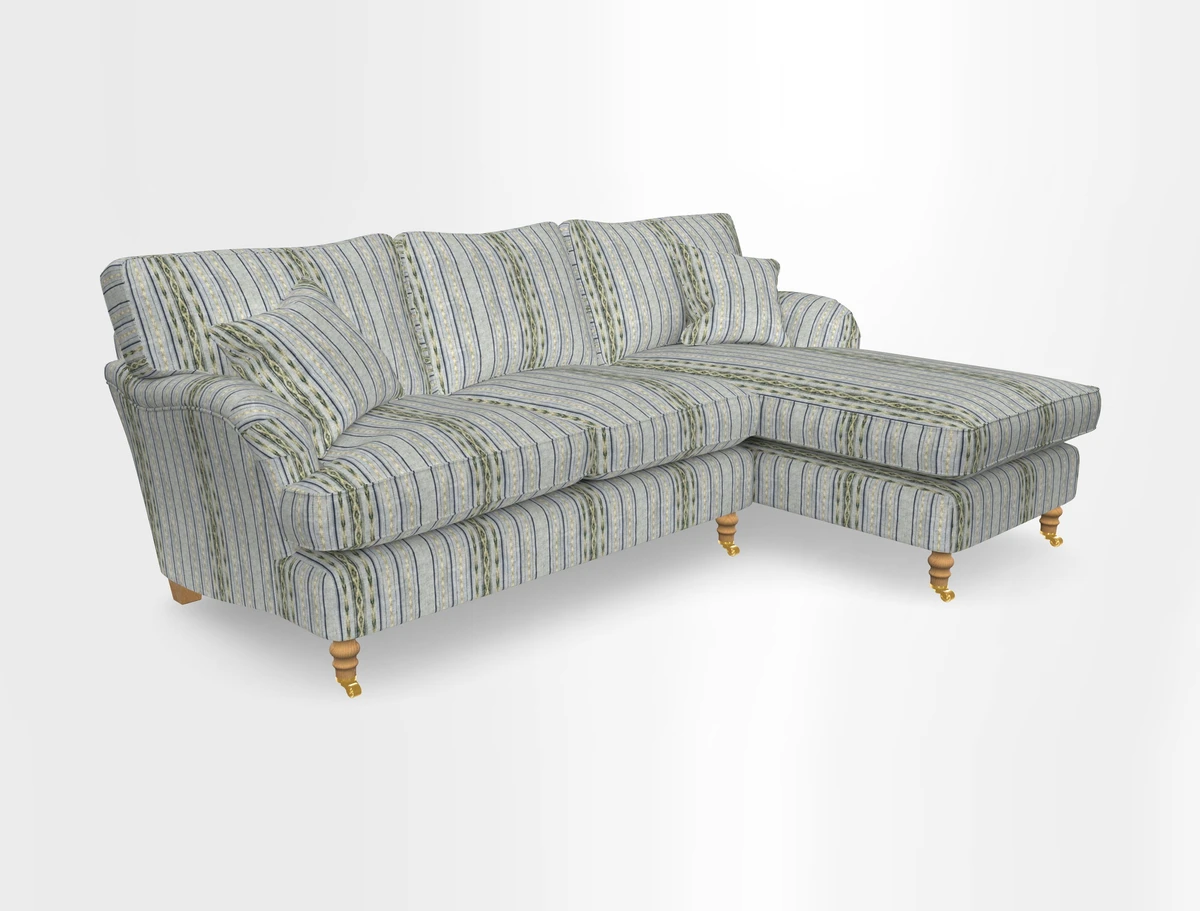 Alwinton chaise RHF in Floral Linen Lela Mystery