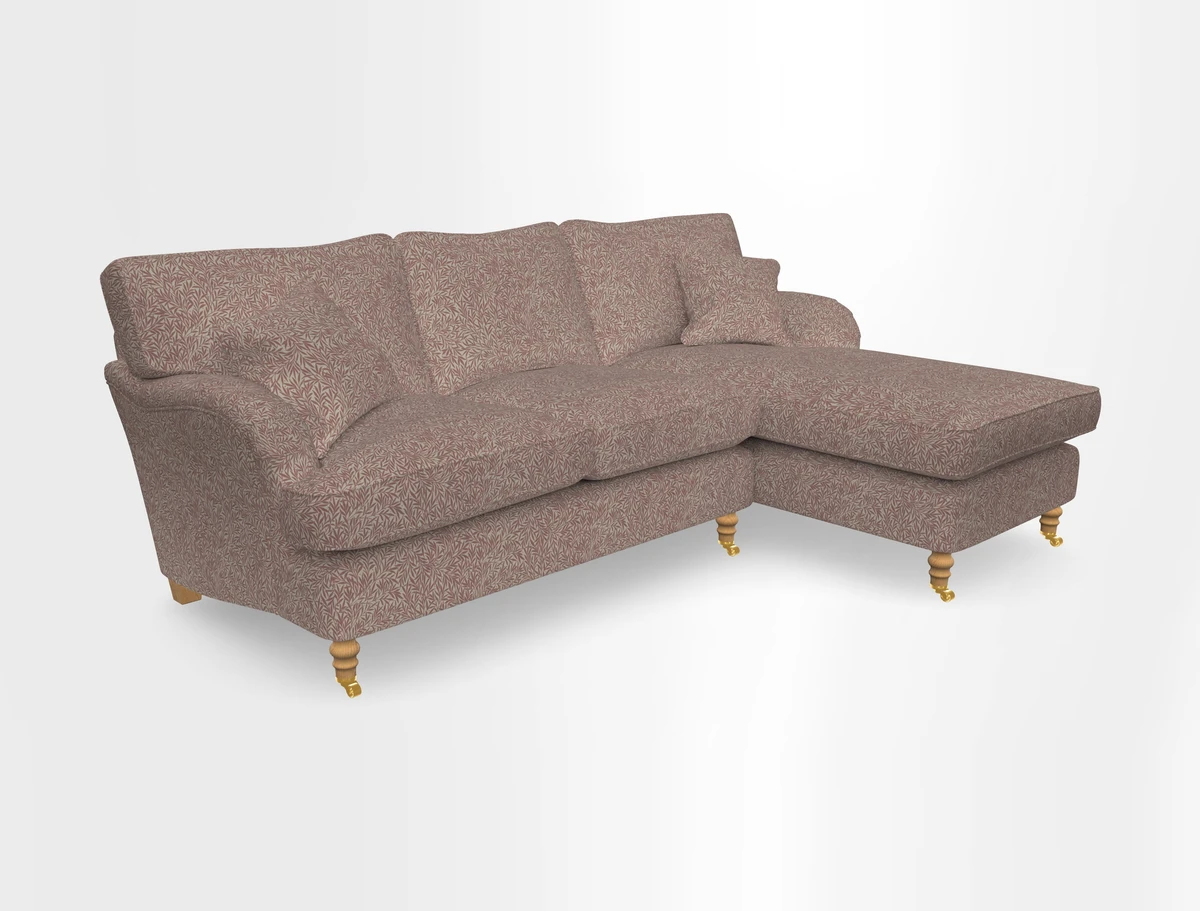 Alwinton chaise RHF in Floral Linen Lela Mystery