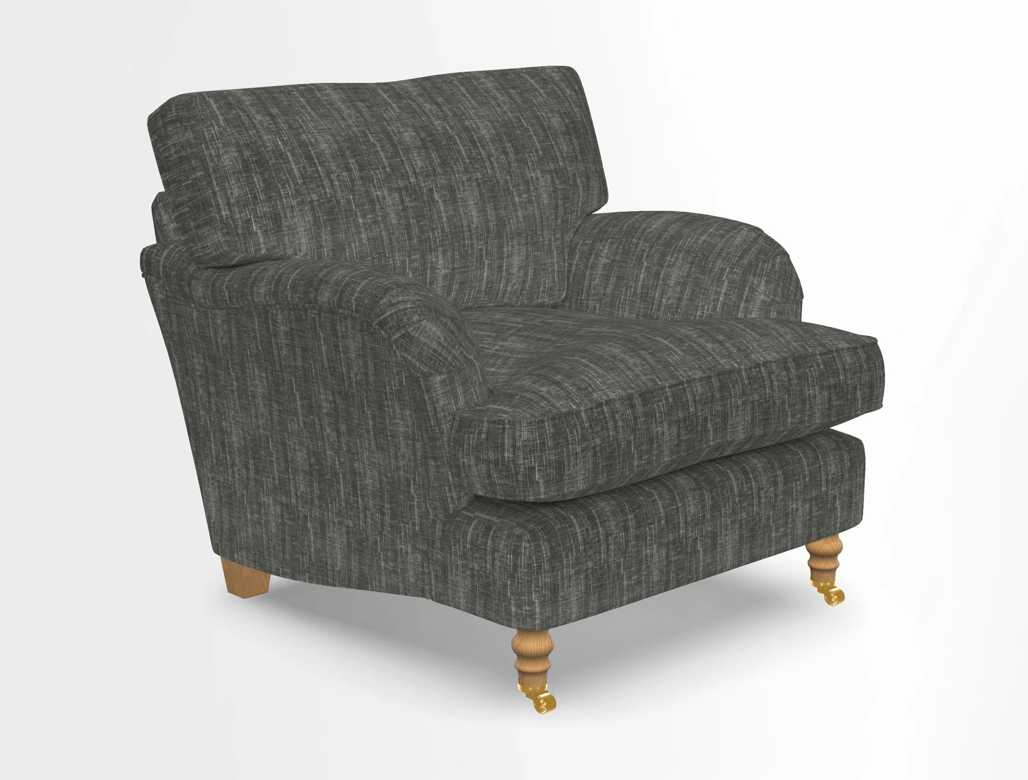 Alwinton chair in Linwood Tango Velvet Sapphire