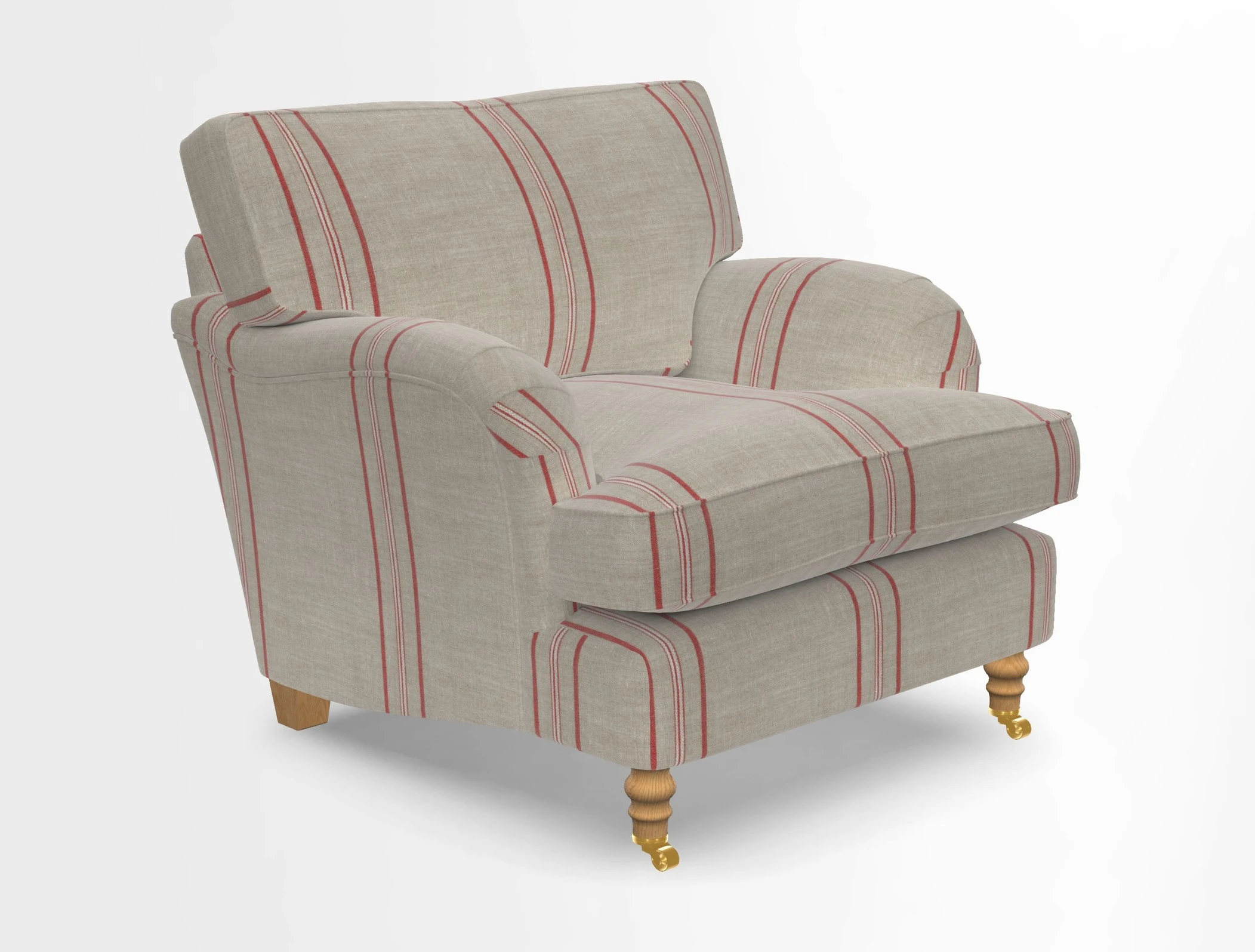 Alwinton chair in Linwood Tango Velvet Sapphire