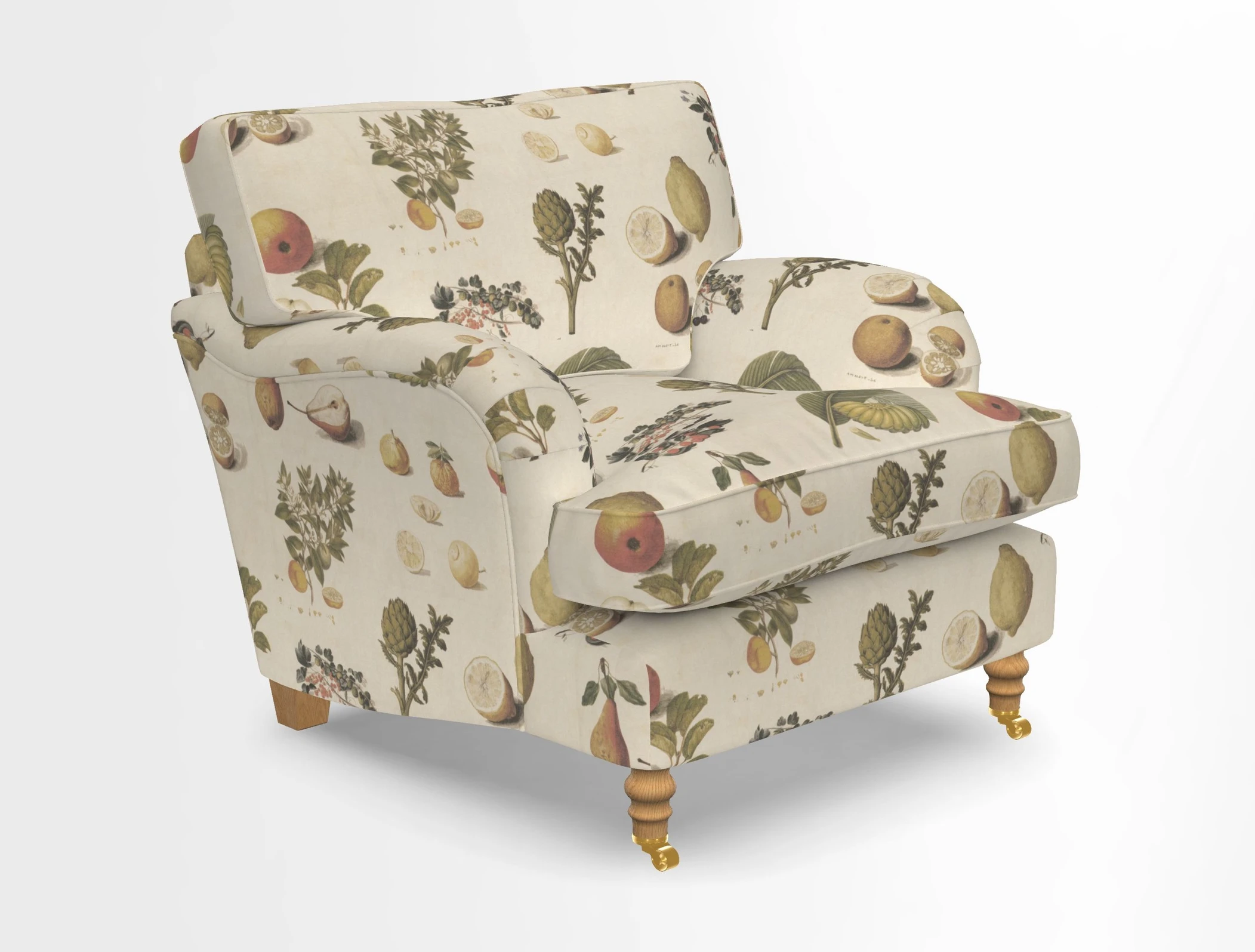 Alwinton chair in Linwood Tango Velvet Sapphire