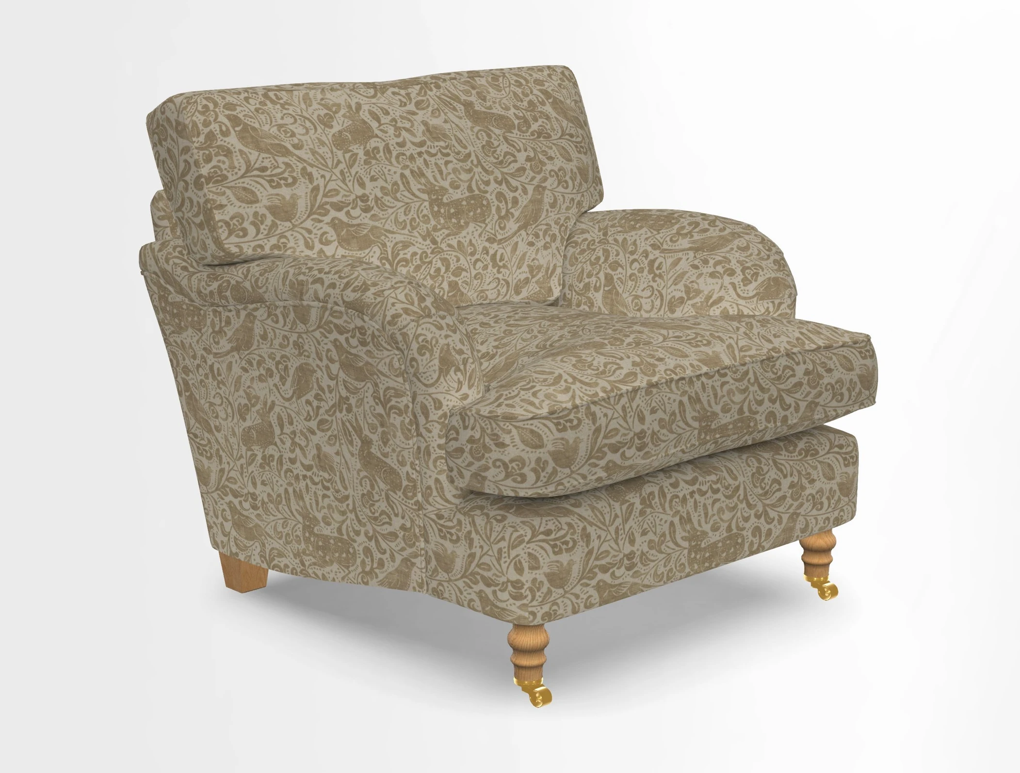 Alwinton chair in Linwood Tango Velvet Sapphire