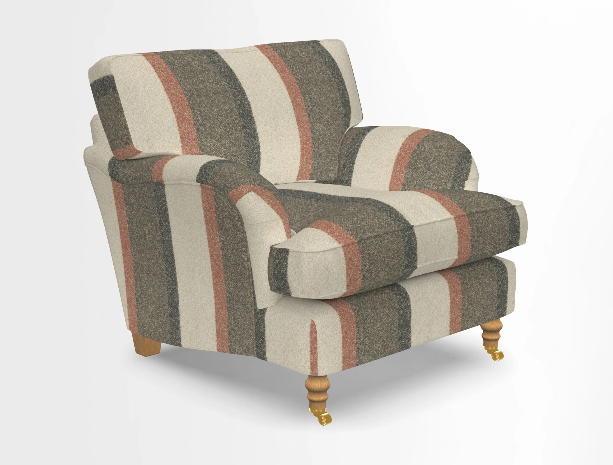Alwinton chair in Linwood Tango Velvet Sapphire
