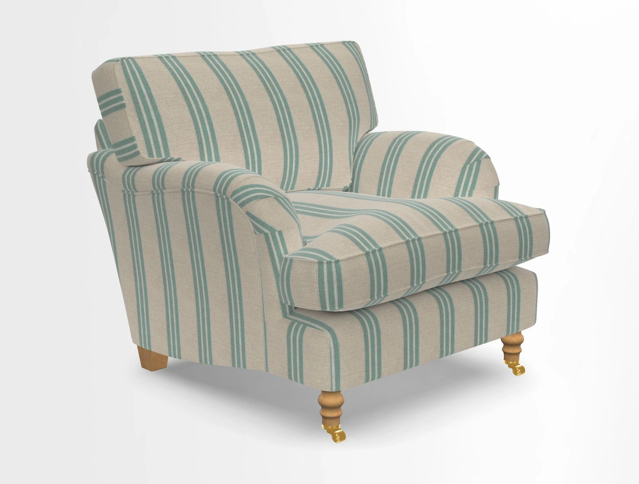 Alwinton chair in Linwood Tango Velvet Sapphire