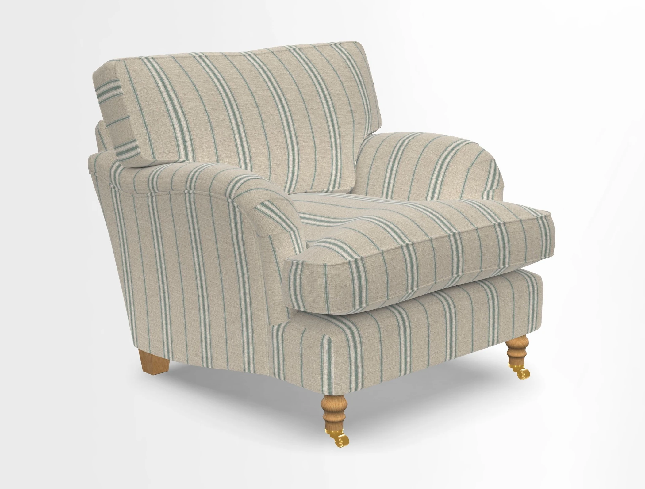 Alwinton chair in Linwood Tango Velvet Sapphire