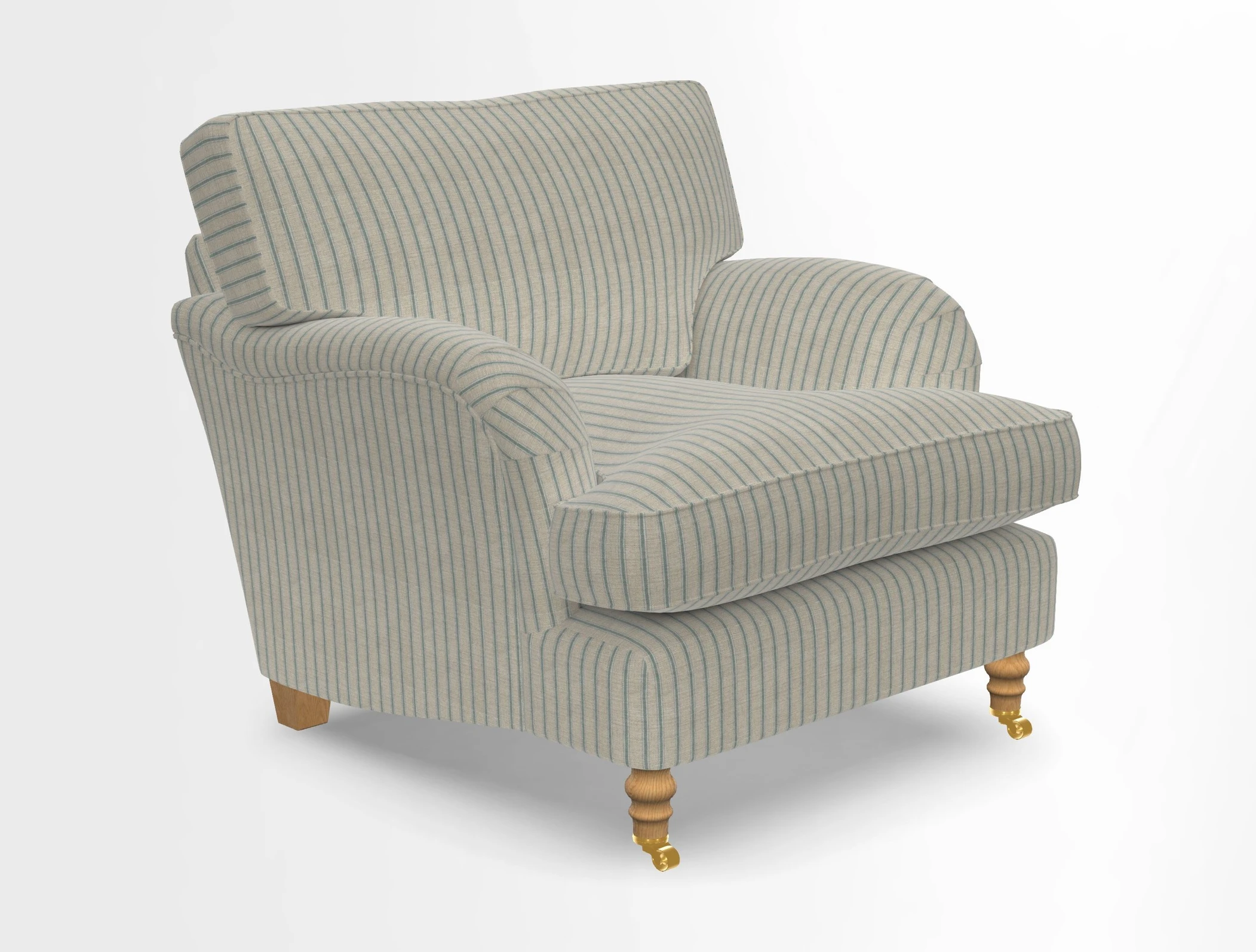 Alwinton chair in Linwood Tango Velvet Sapphire