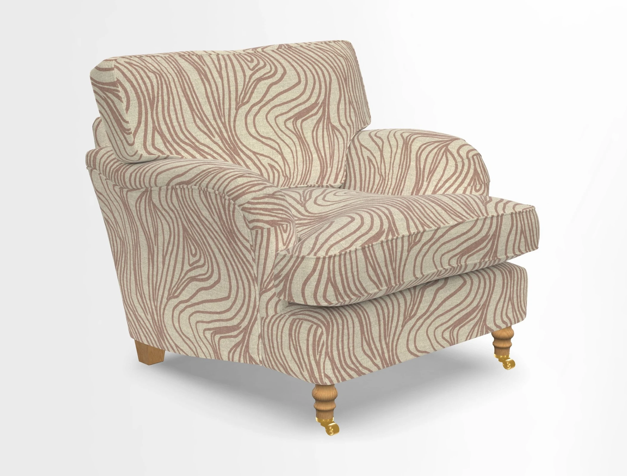 Alwinton chair in Linwood Tango Velvet Sapphire