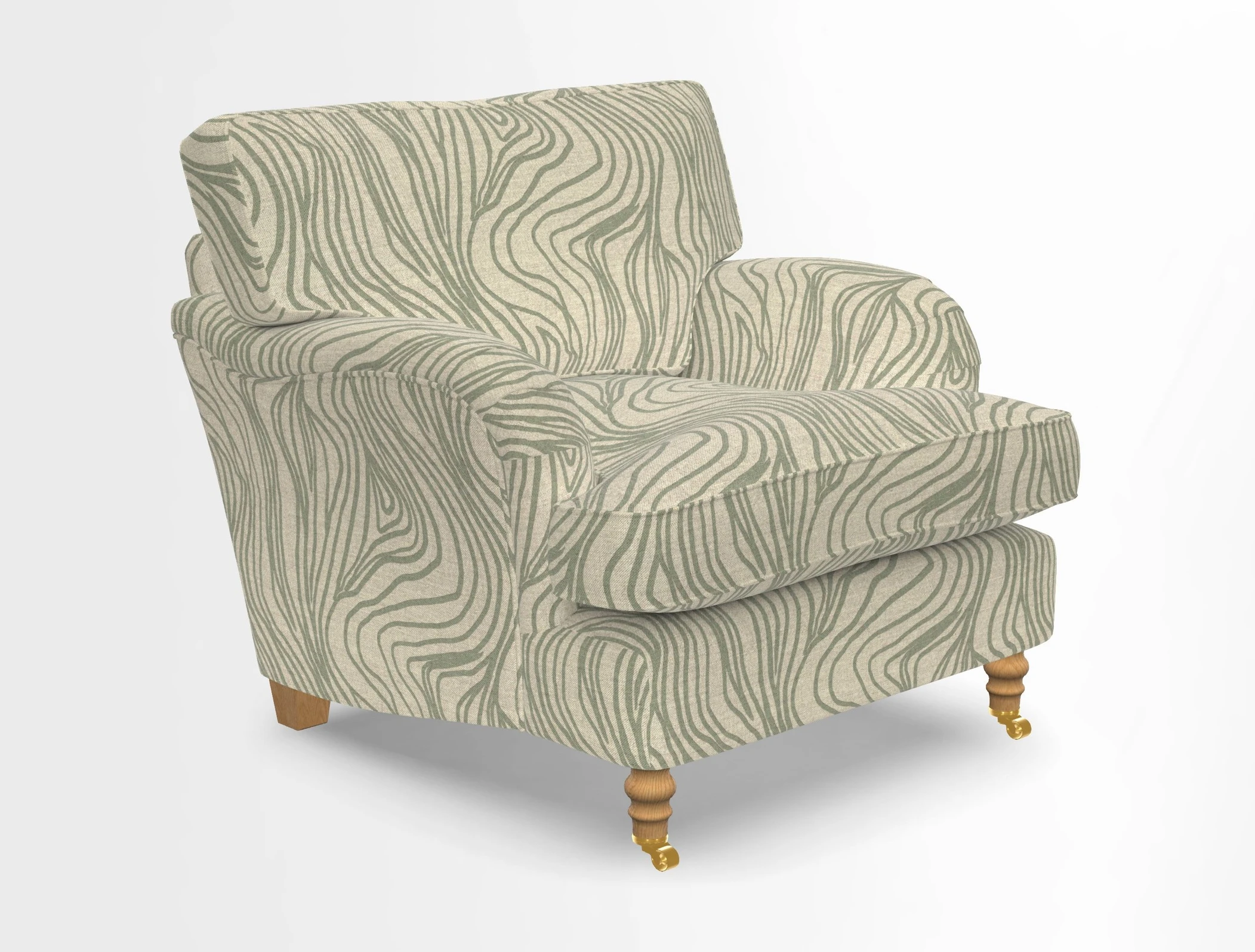 Alwinton chair in Linwood Tango Velvet Sapphire