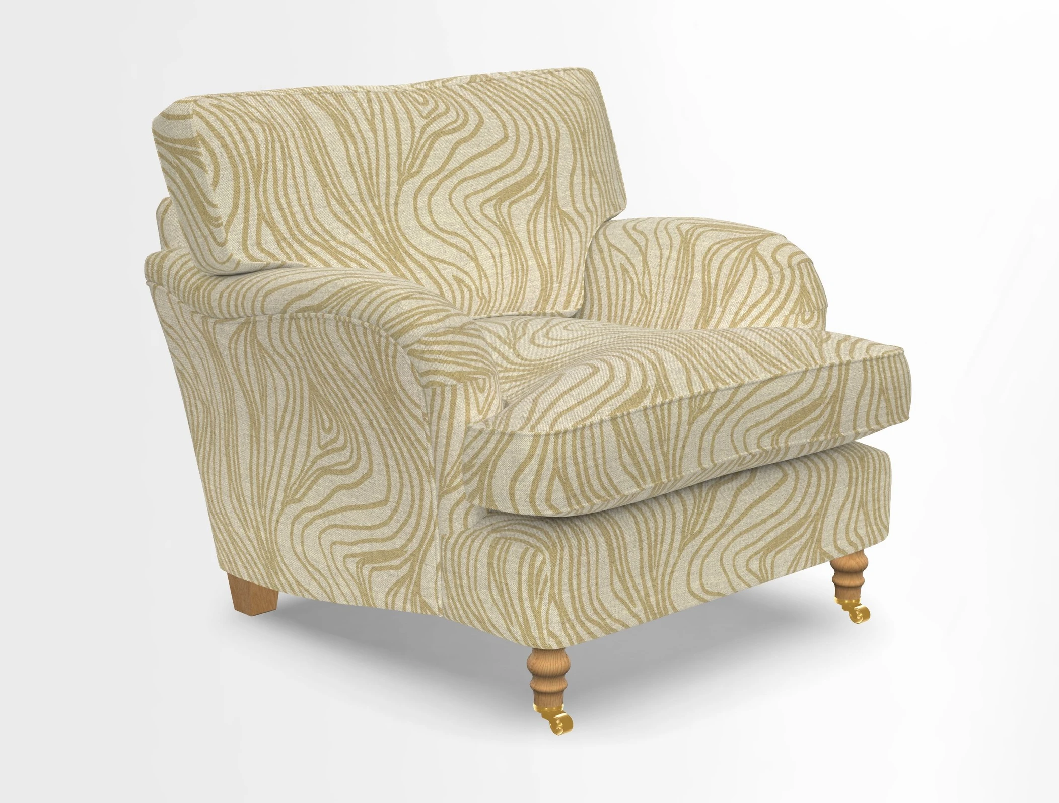 Alwinton chair in Linwood Tango Velvet Sapphire