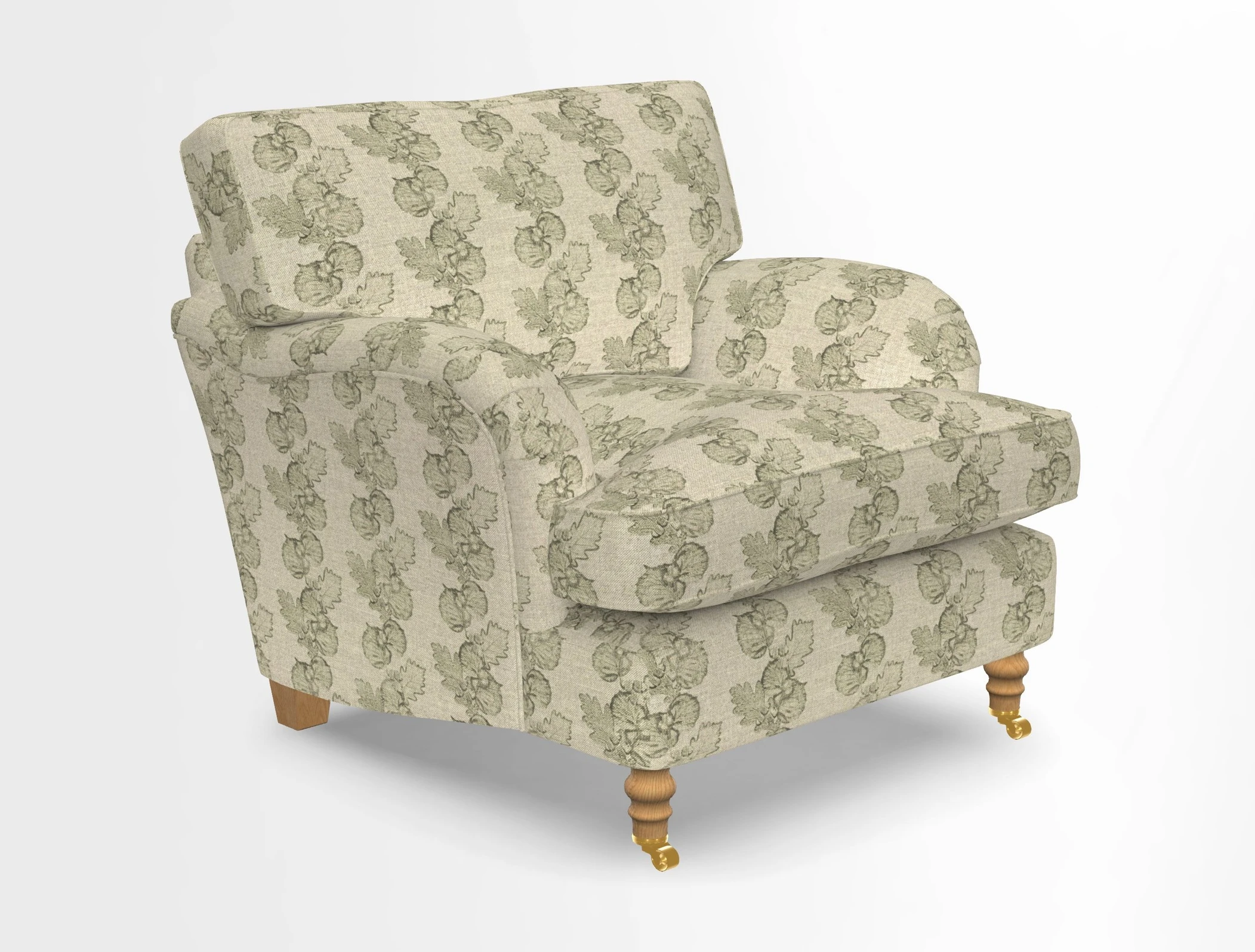 Alwinton chair in Linwood Tango Velvet Sapphire
