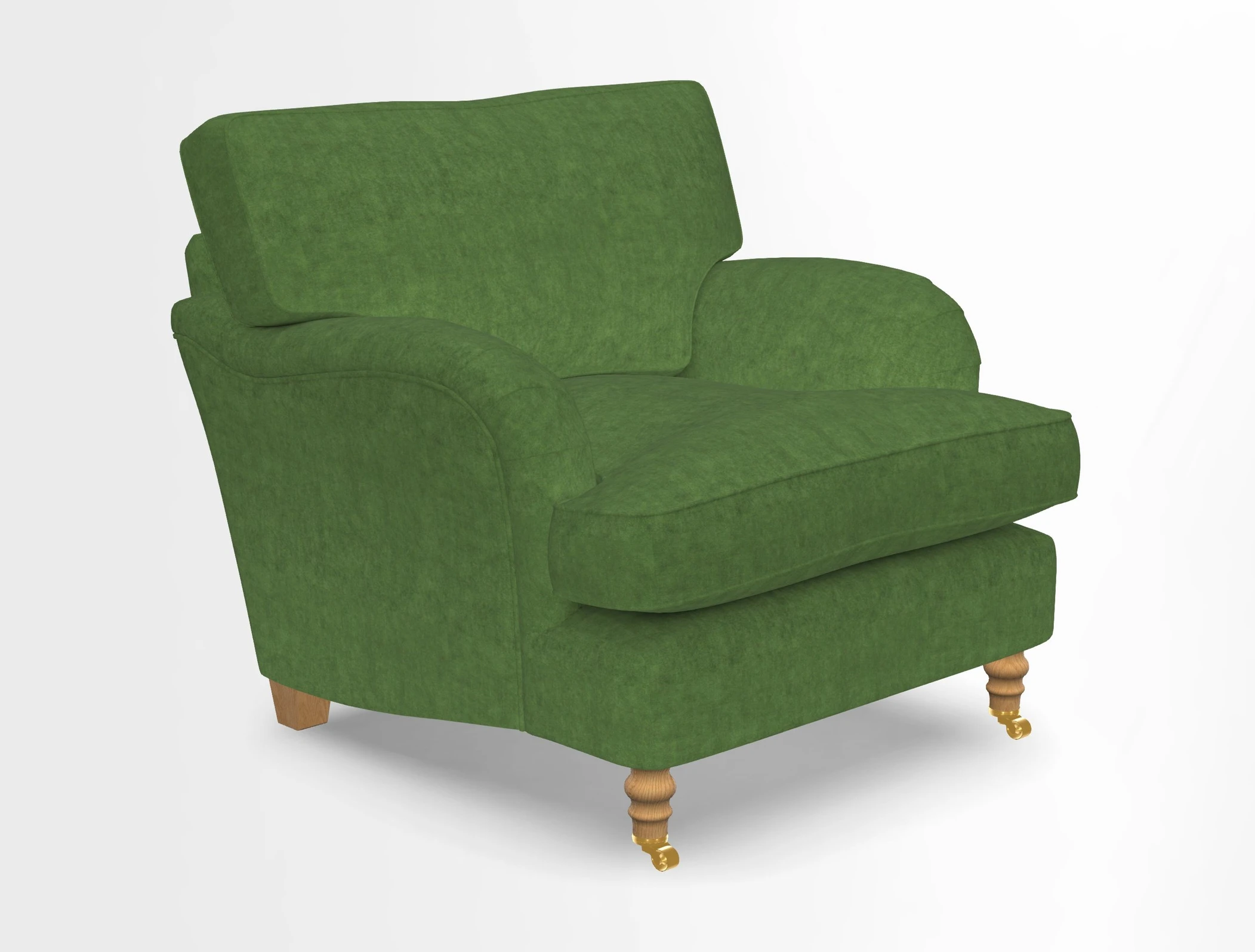 Alwinton chair in Linwood Tango Velvet Sapphire