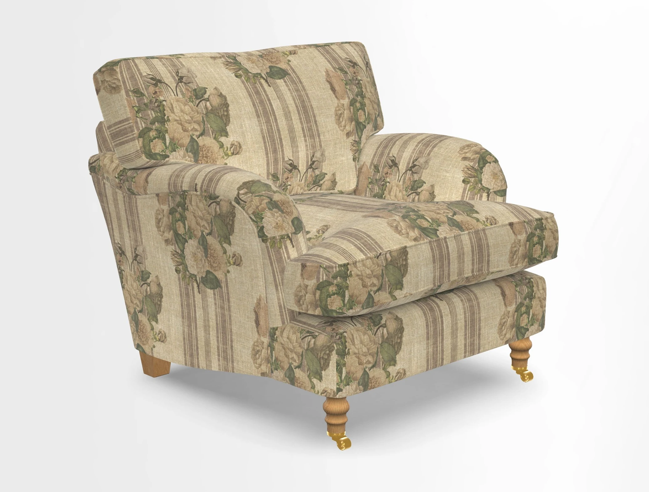 Alwinton chair in Linwood Tango Velvet Sapphire