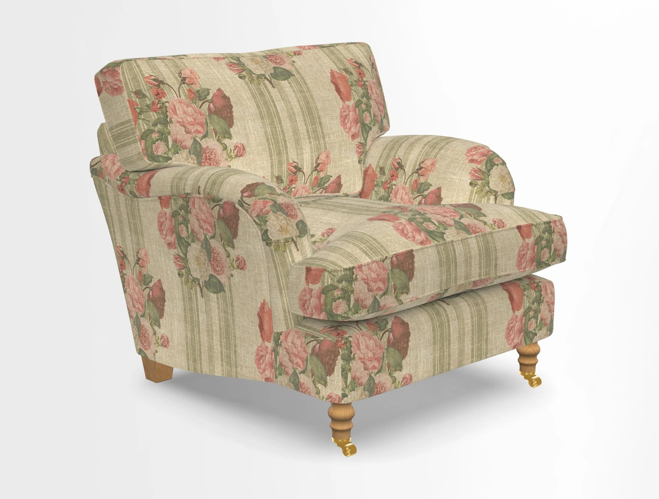 Alwinton chair in Linwood Tango Velvet Sapphire