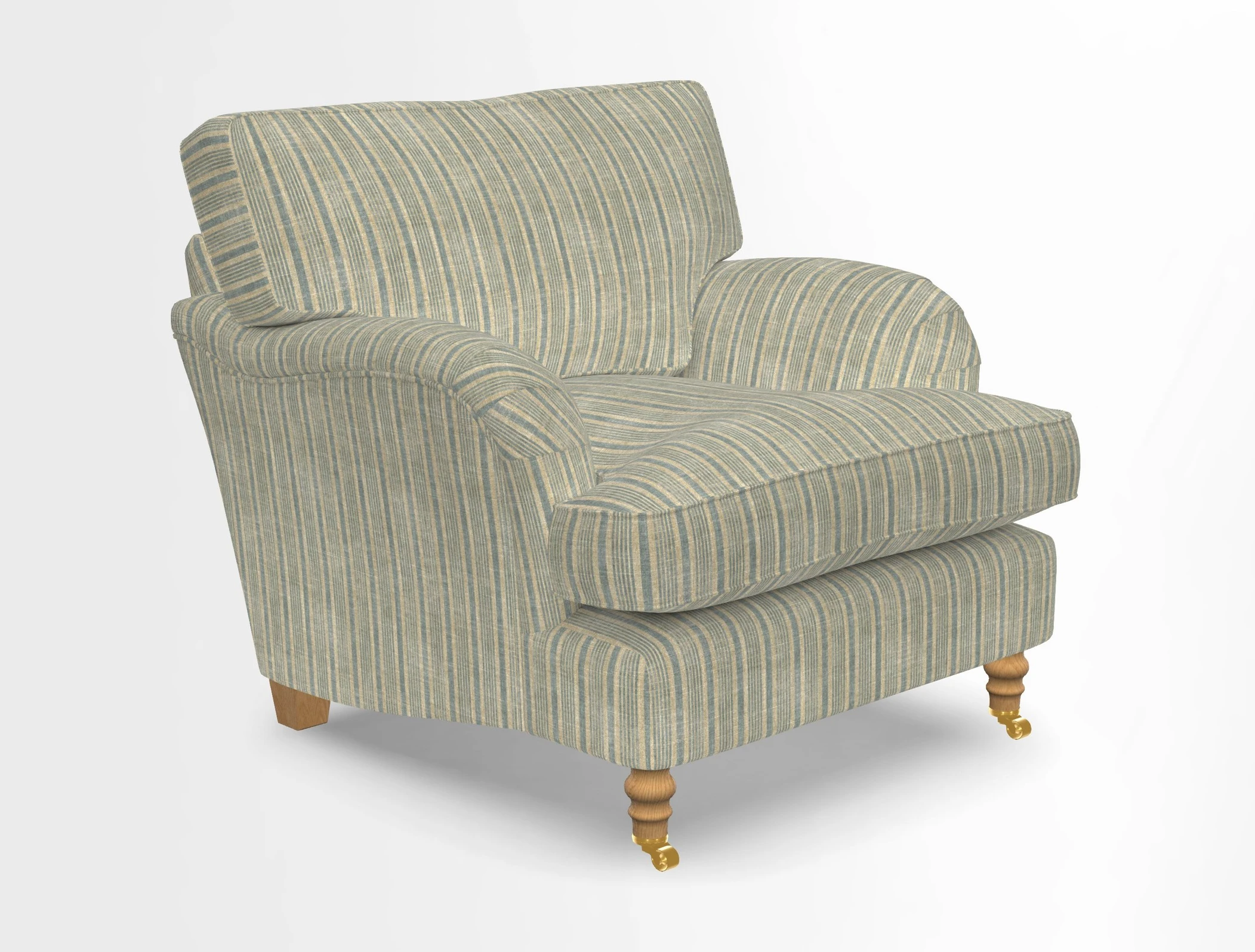 Alwinton chair in Linwood Tango Velvet Sapphire