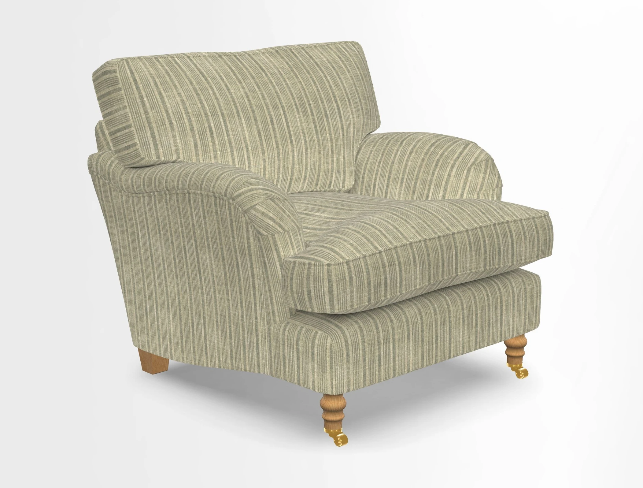 Alwinton chair in Linwood Tango Velvet Sapphire