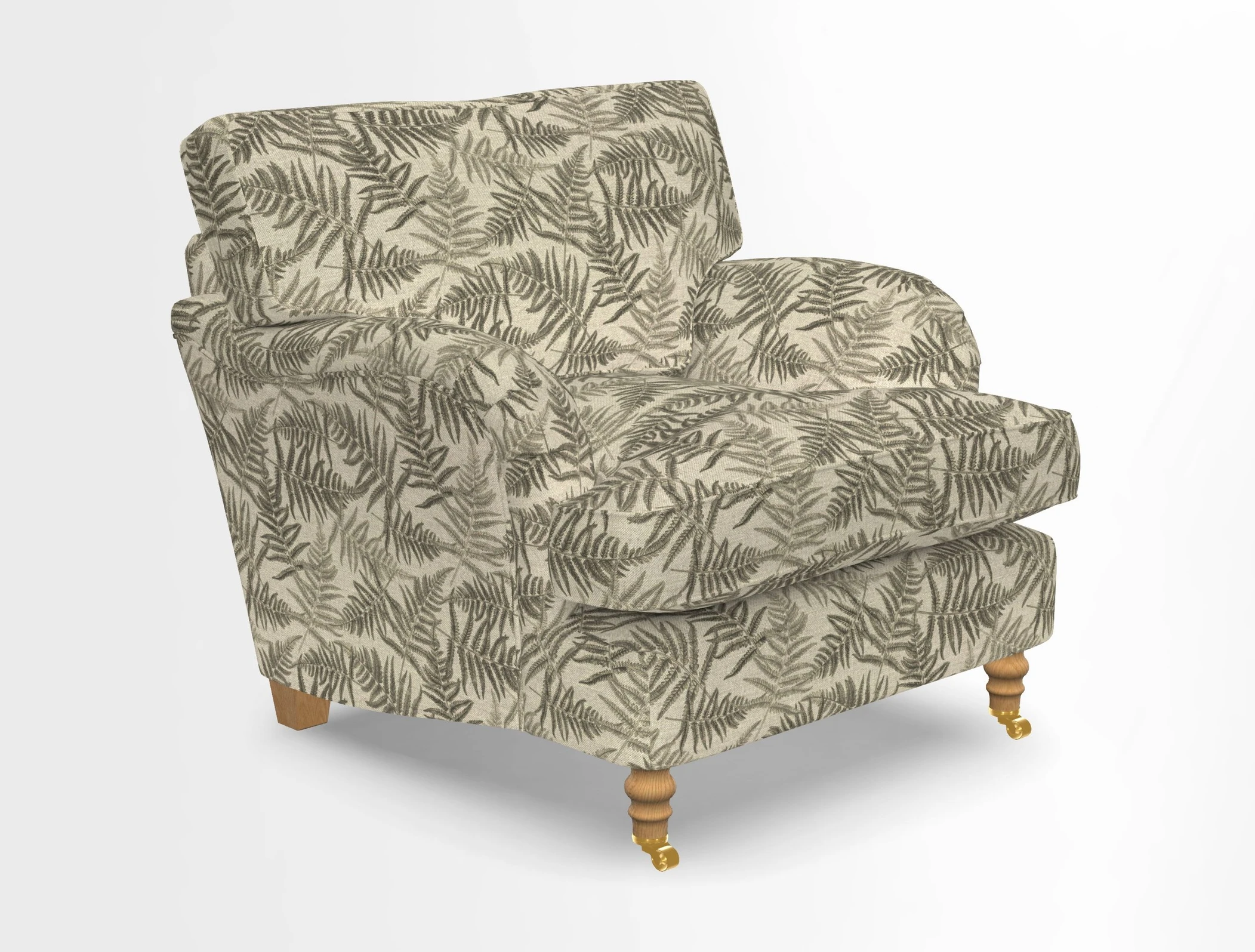 Alwinton chair in Linwood Tango Velvet Sapphire