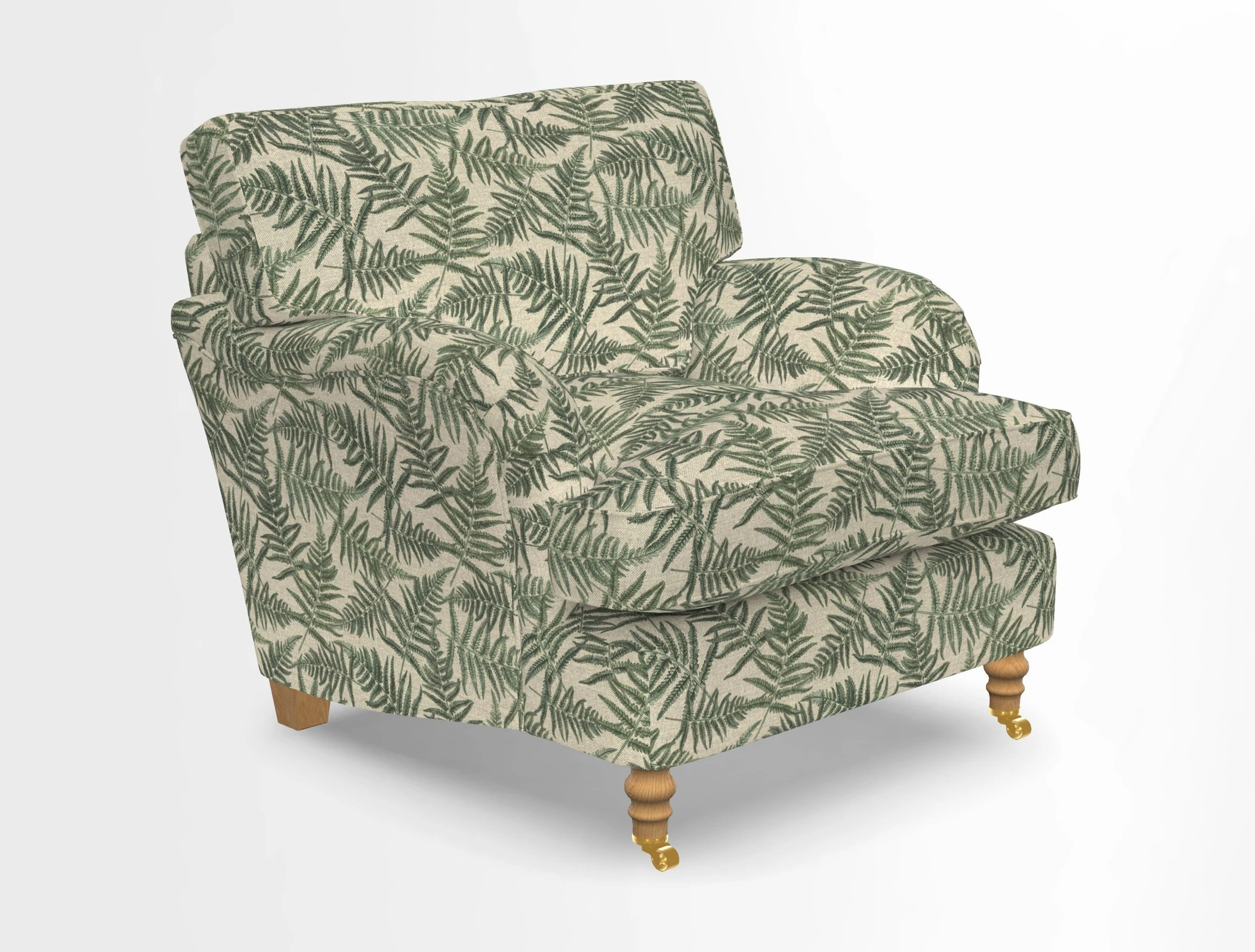 Alwinton chair in Linwood Tango Velvet Sapphire
