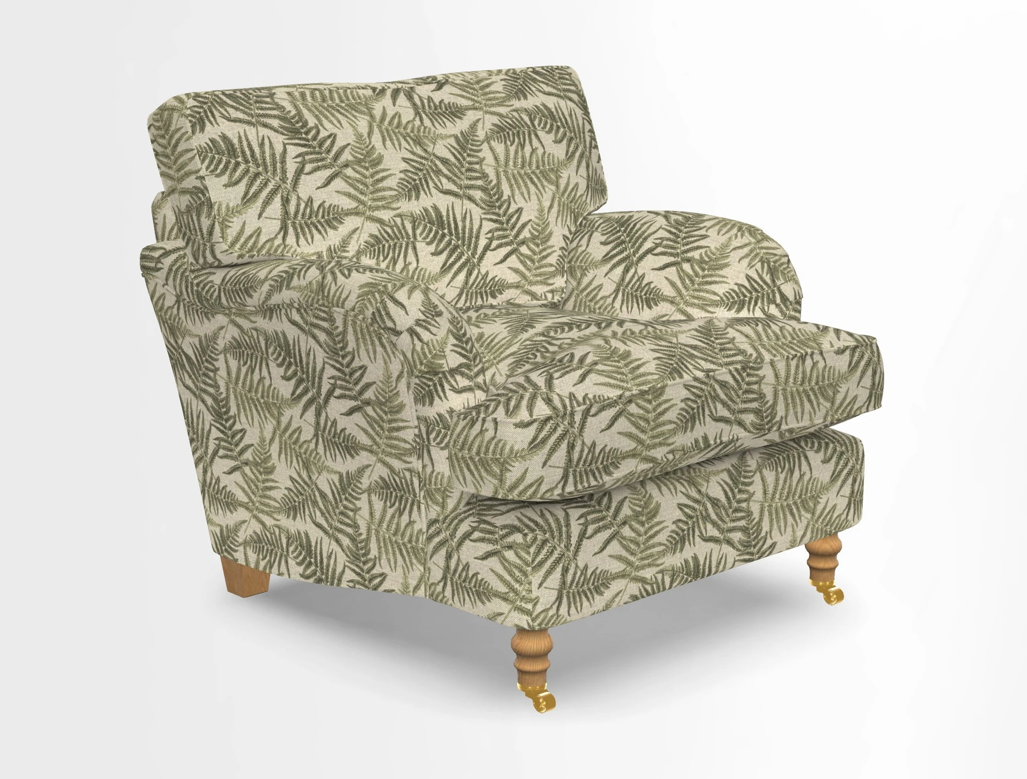 Alwinton chair in Linwood Tango Velvet Sapphire