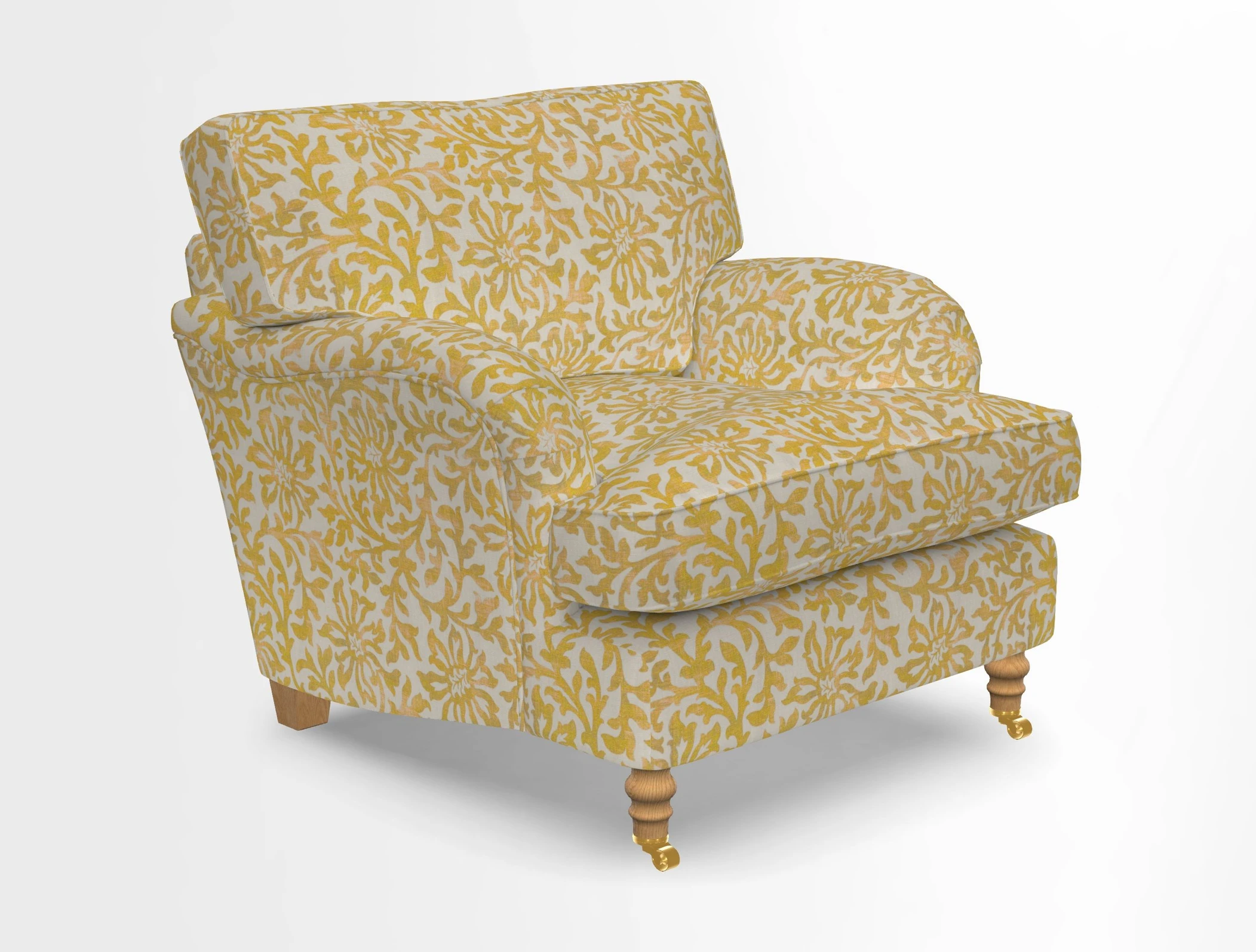 Alwinton chair in Linwood Tango Velvet Sapphire