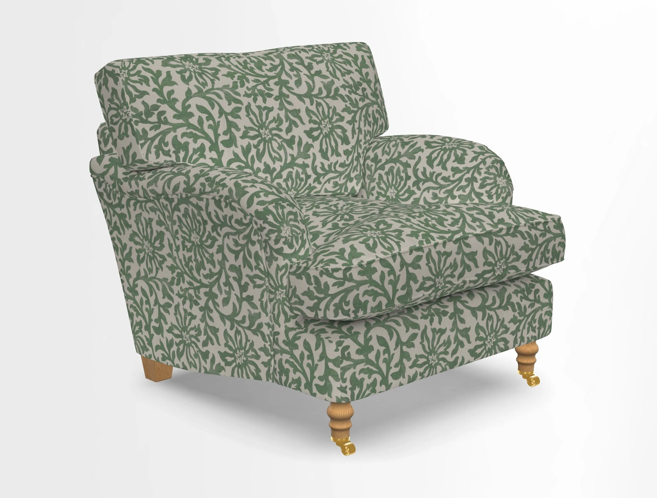 Alwinton chair in Linwood Tango Velvet Sapphire