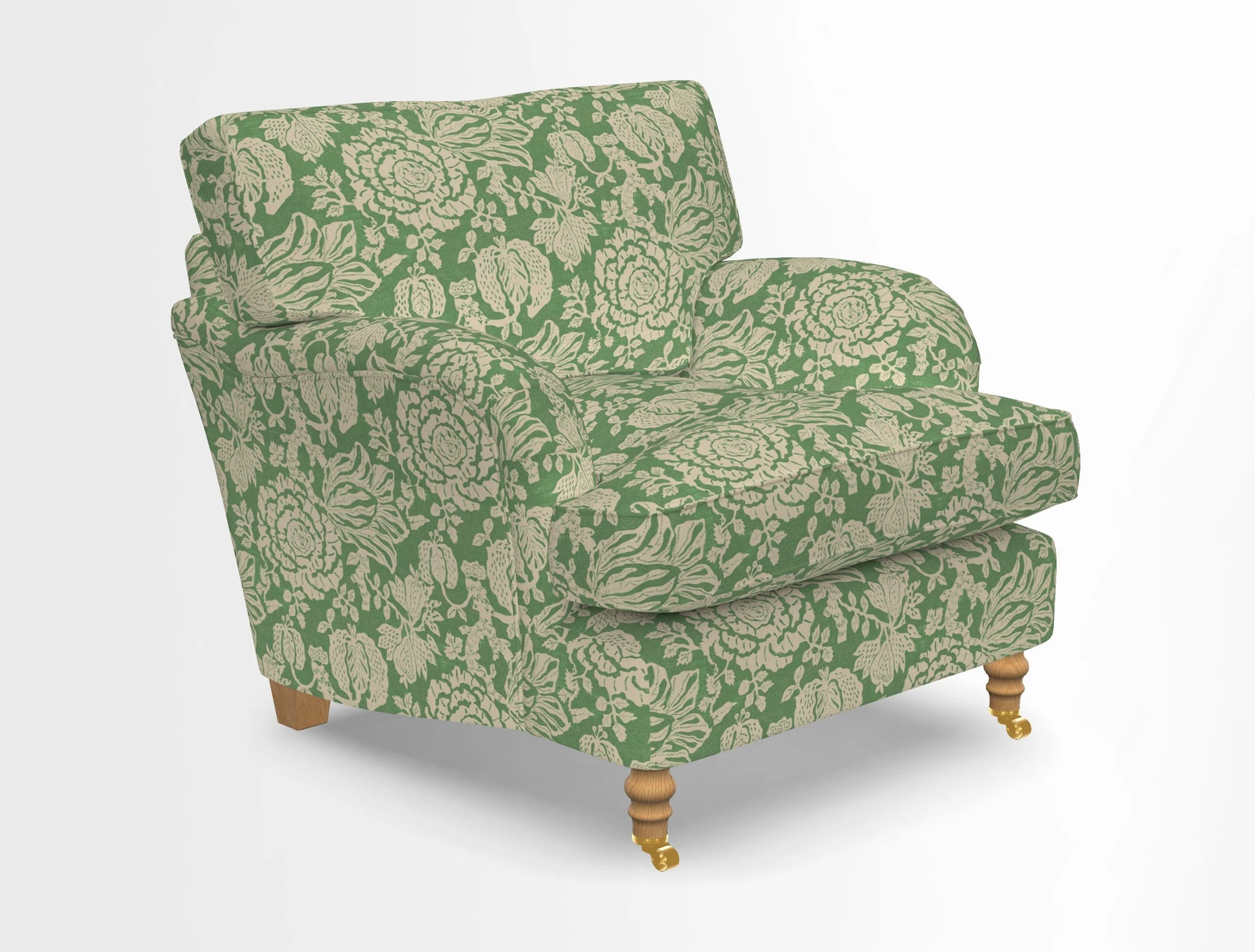 Alwinton chair in Linwood Tango Velvet Sapphire